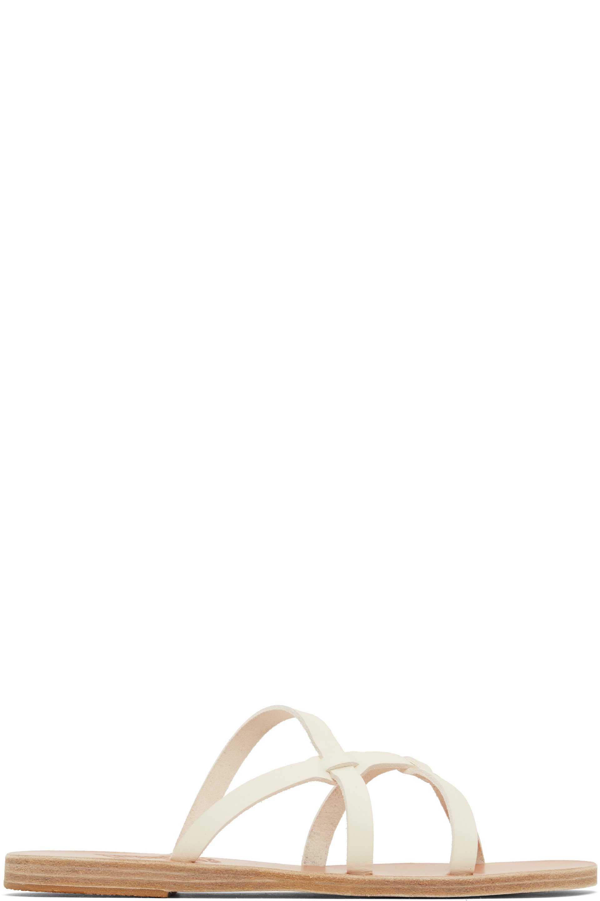 Ancient Greek Sandals - Sandales Egopi blanc cassé