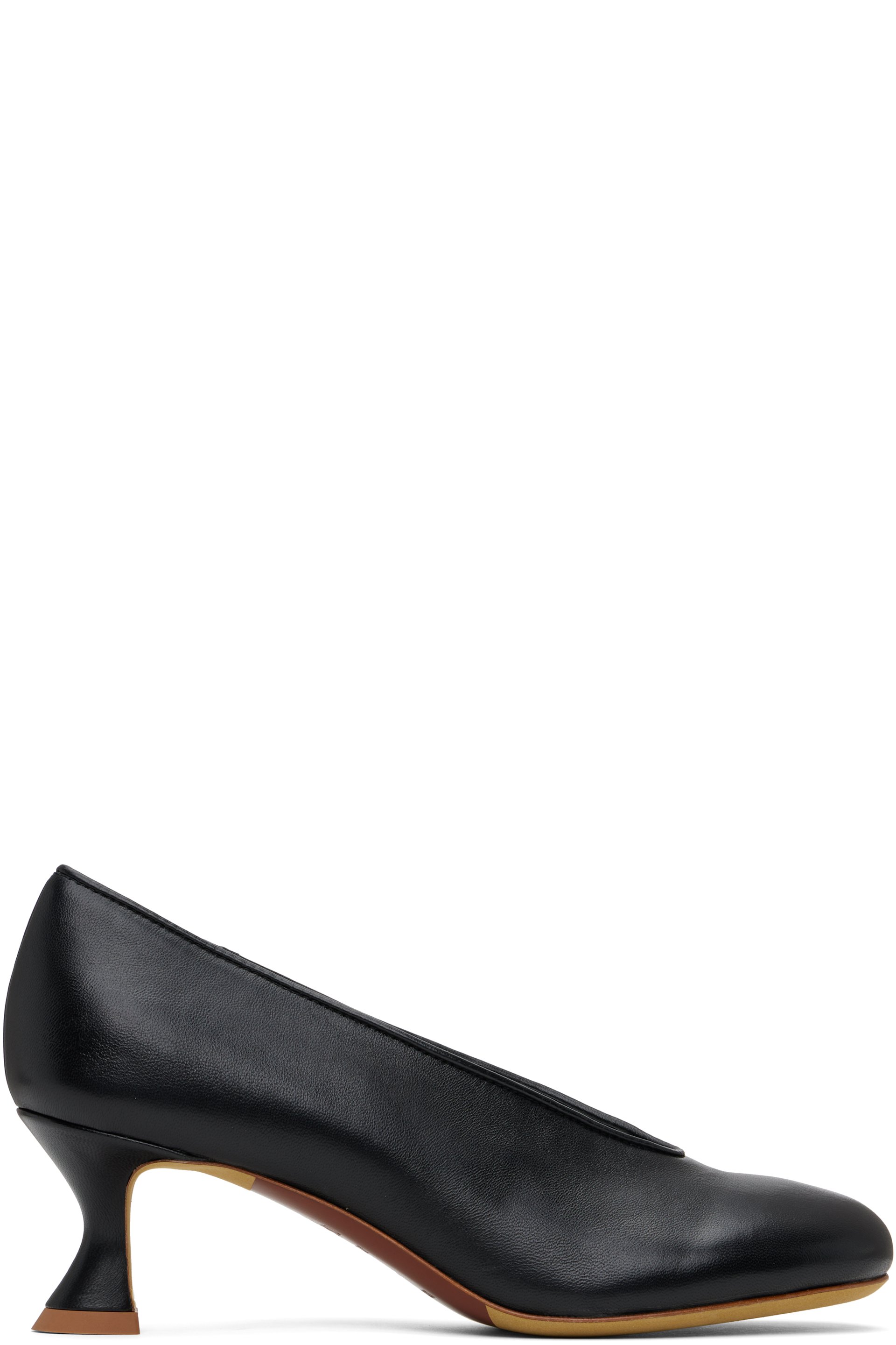 Moschino - Black Duck Leather Heels