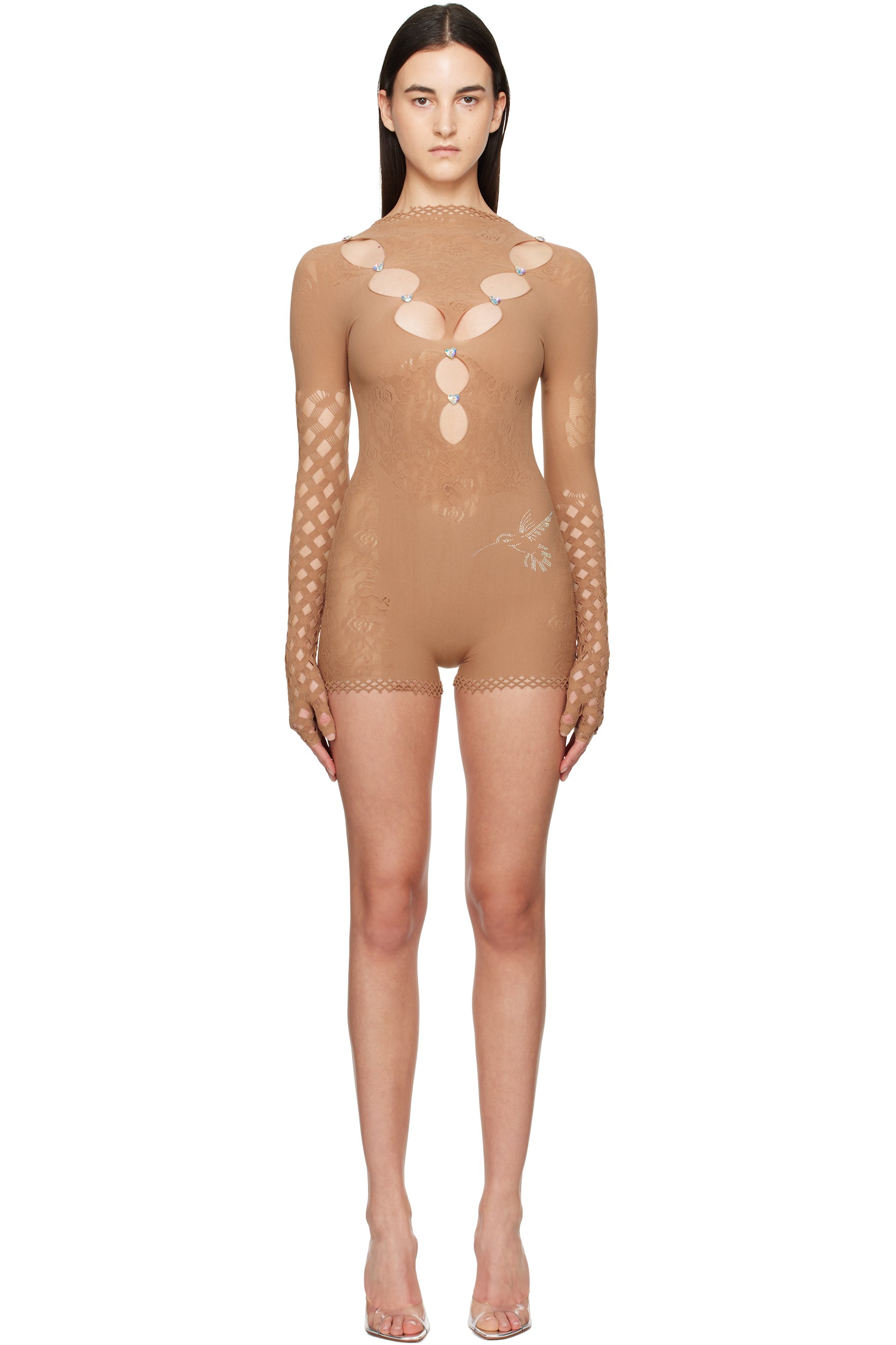 Poster Girl - Brown River Bodysuit