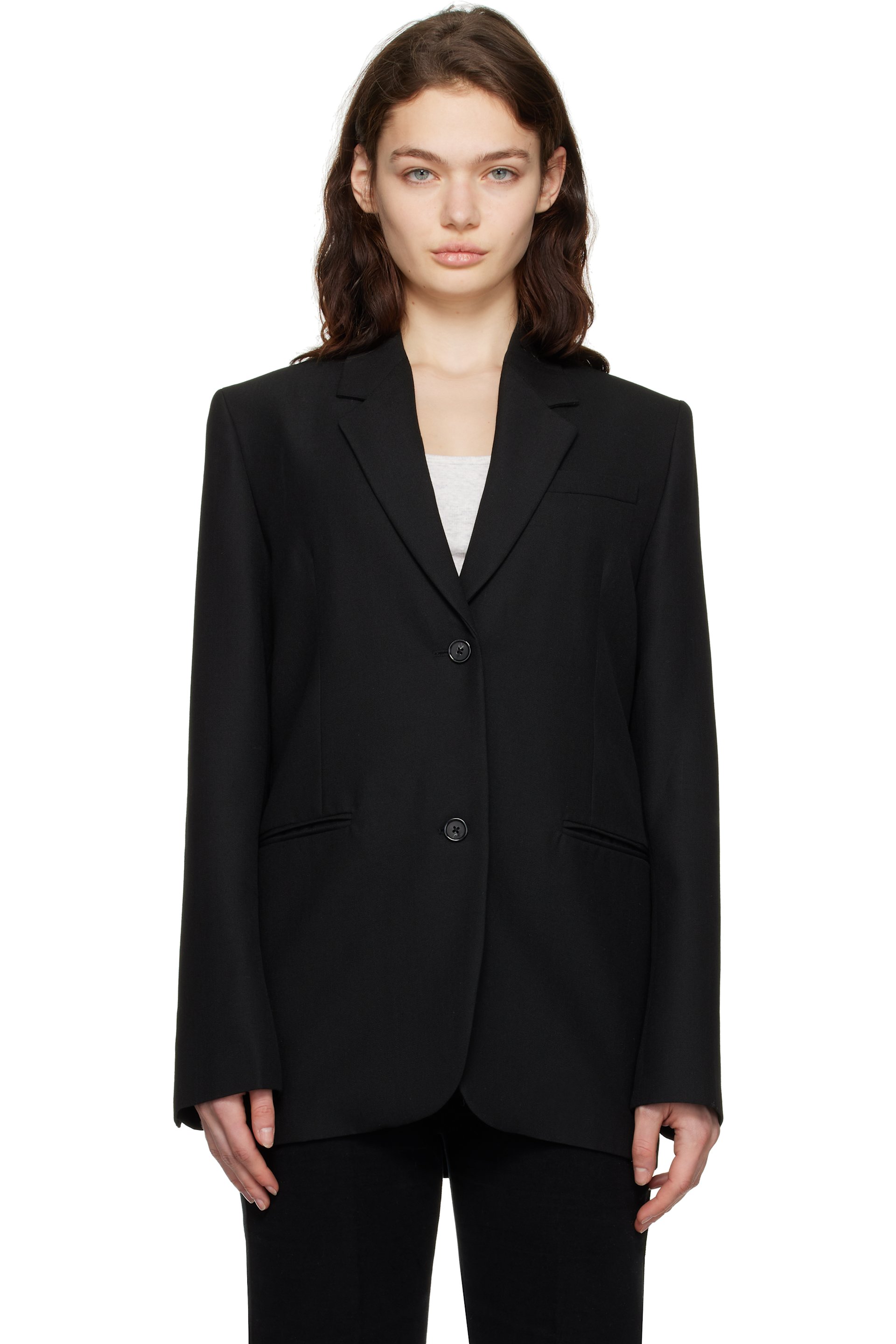 TOTEME - Black Tailored Suit Blazer