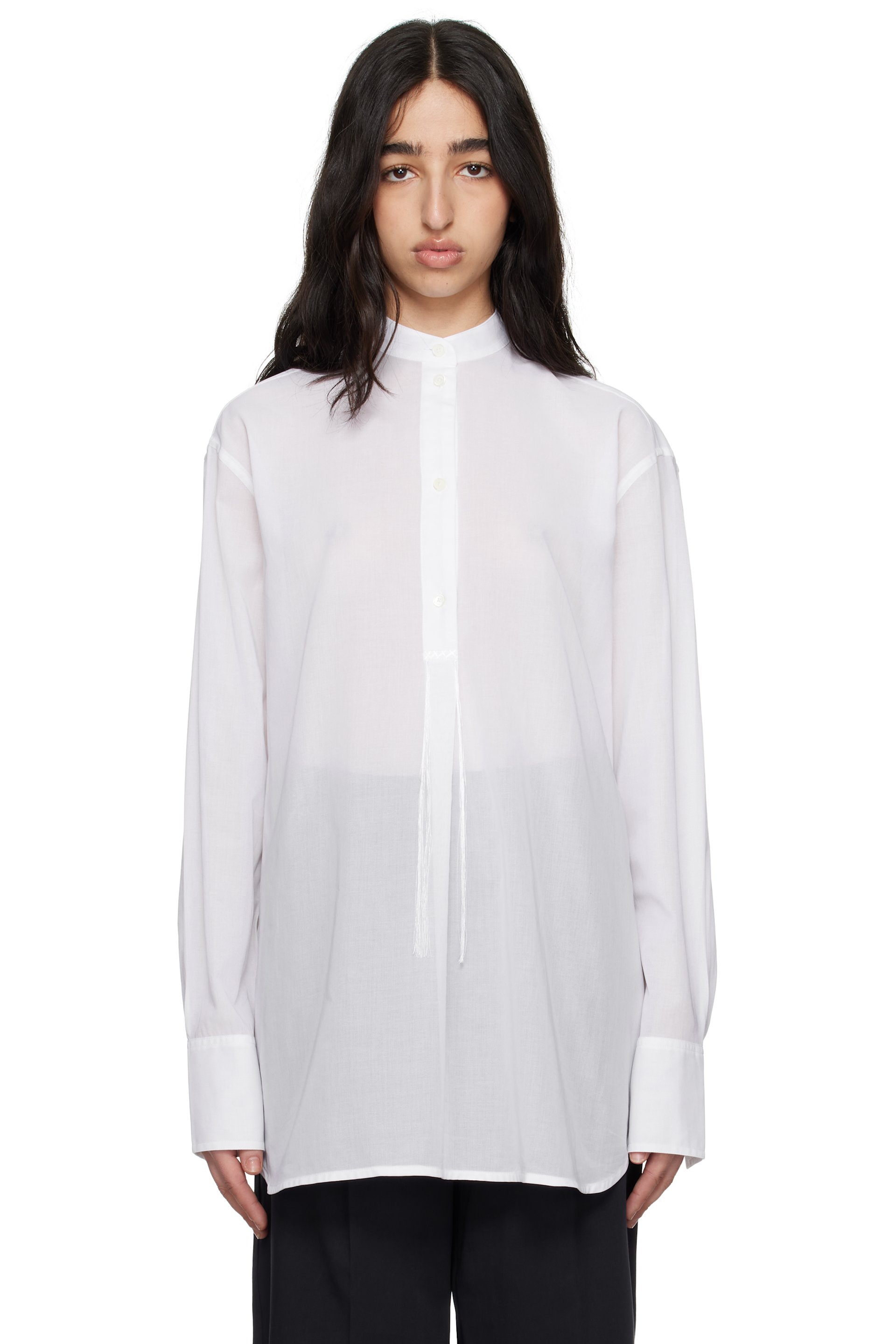 TOTEME - Chemise blanche à col droit