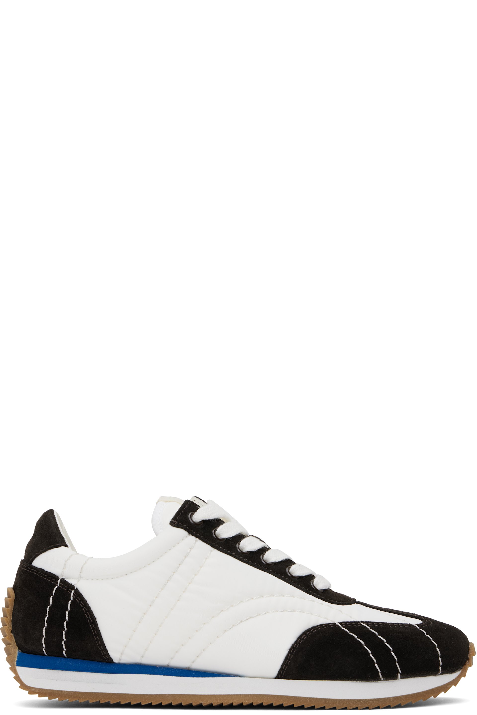 TOTEME - Baskets Sport blanc et brun