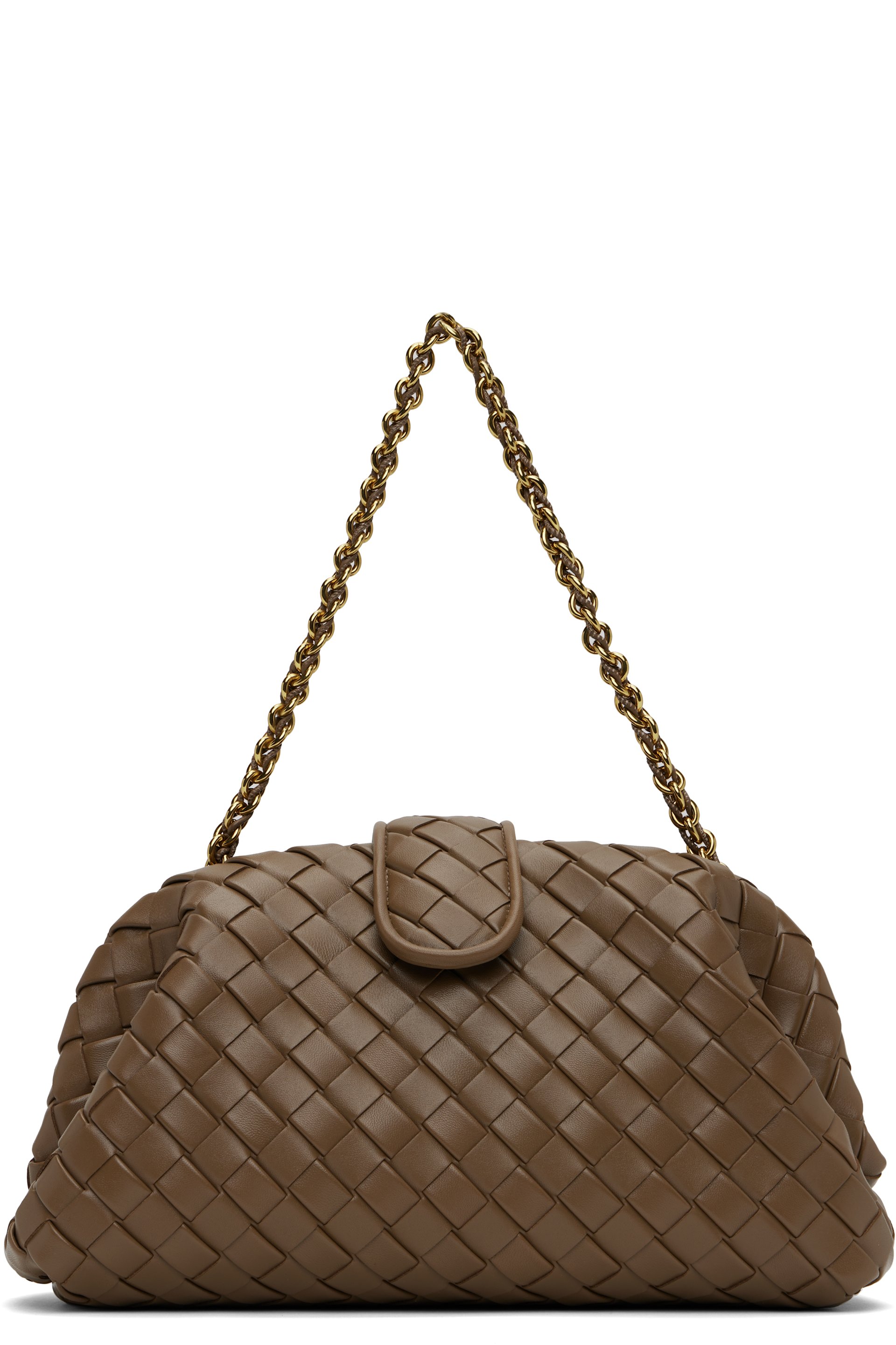 Bottega Veneta - Khaki Lauren 1980 Medium Clutch Bag