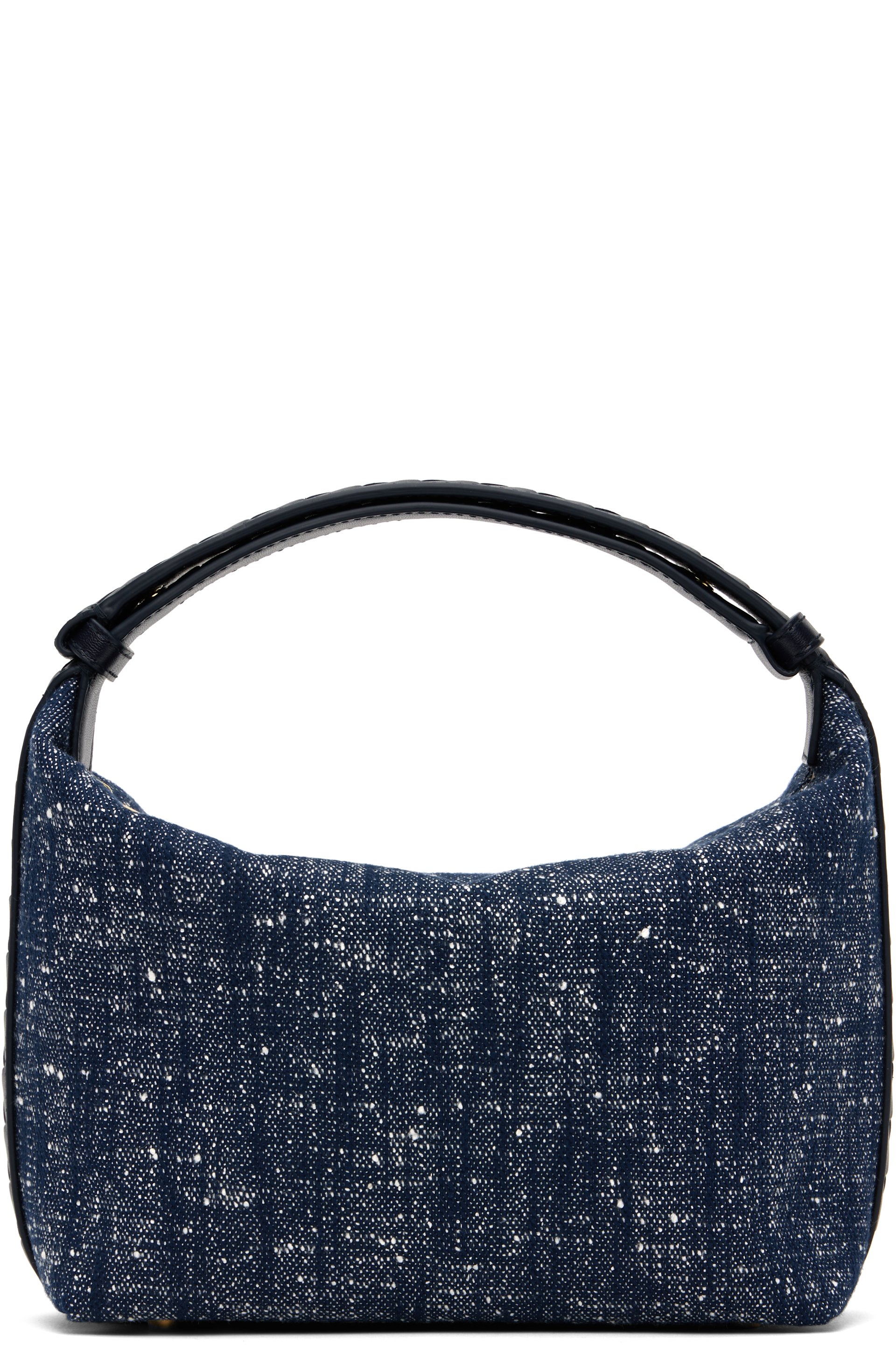 Bottega Veneta - Sac Wallace bleu marine et blanc