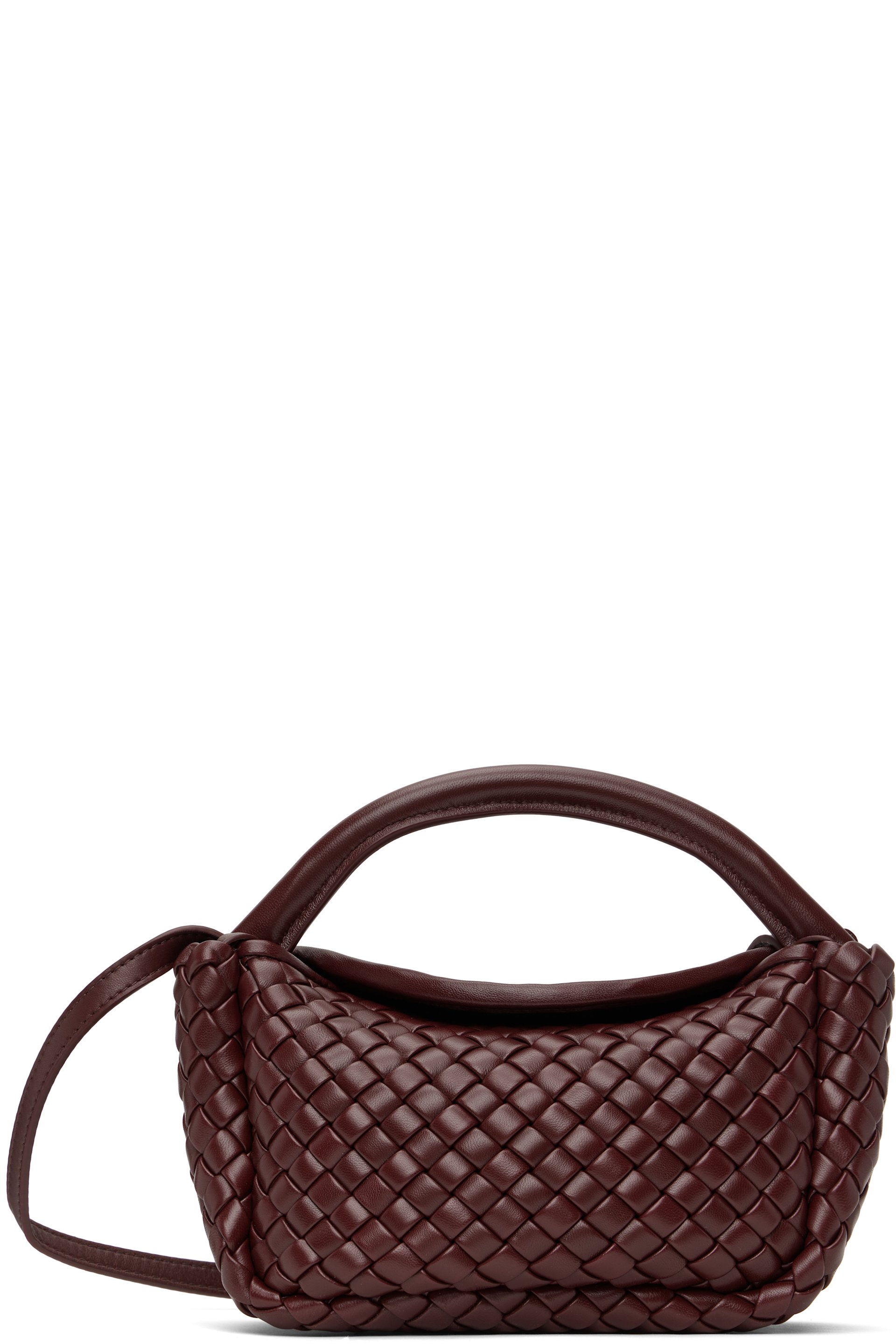 Bottega Veneta - Petit sac à main Cobble bourgogne