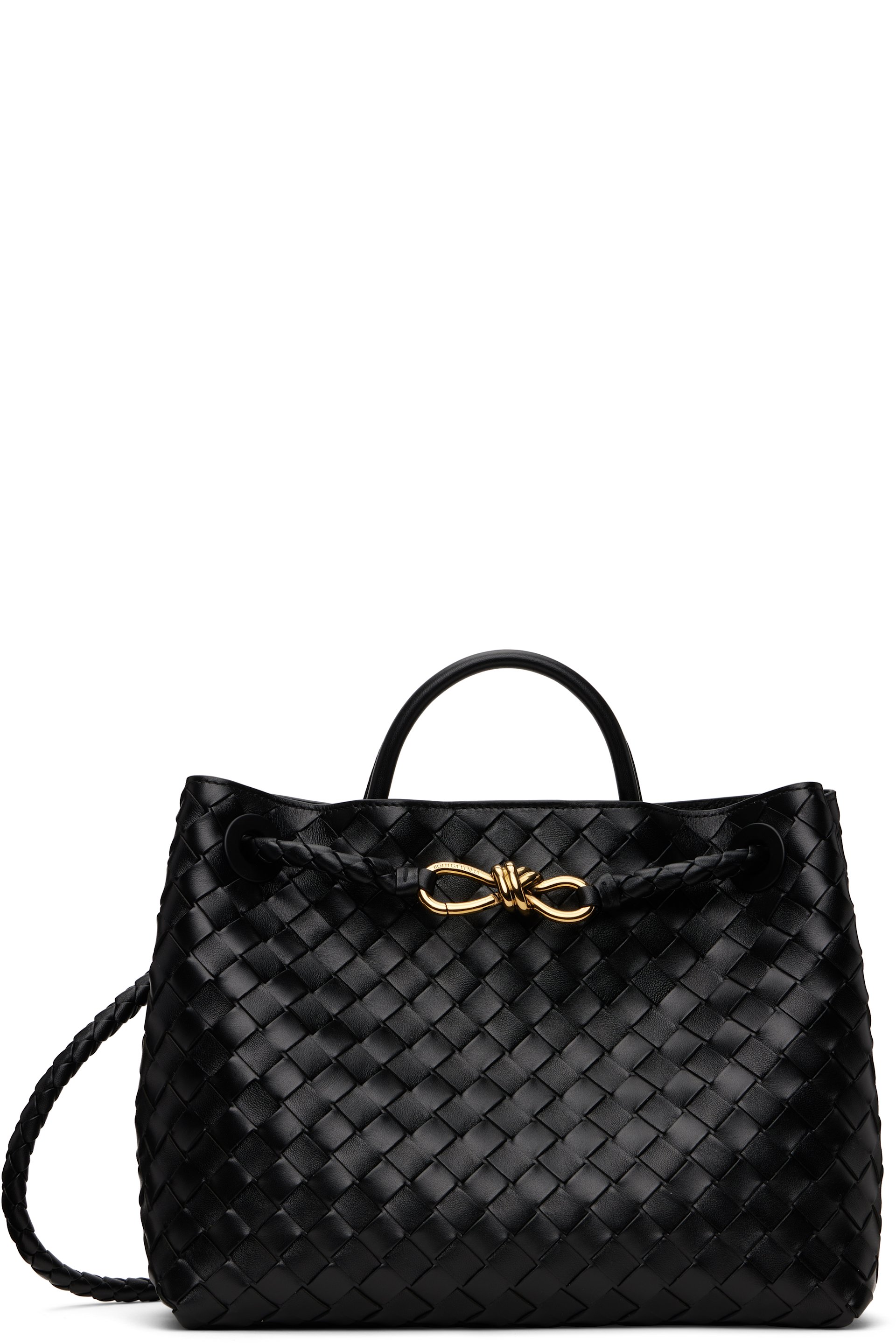 Bottega Veneta - Sac noir à ferrure Andiamo