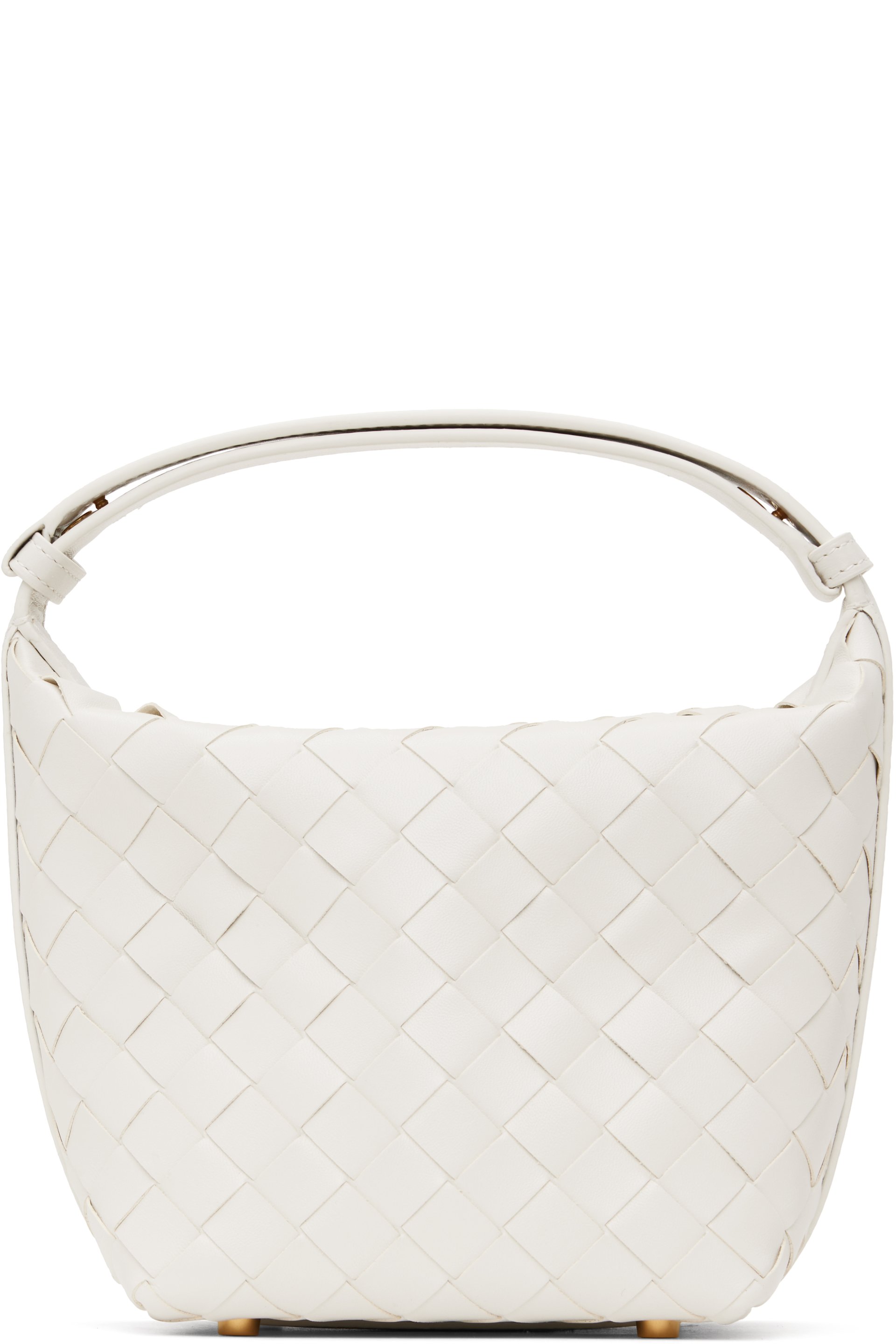 Bottega Veneta - Micro sac Wallace blanc