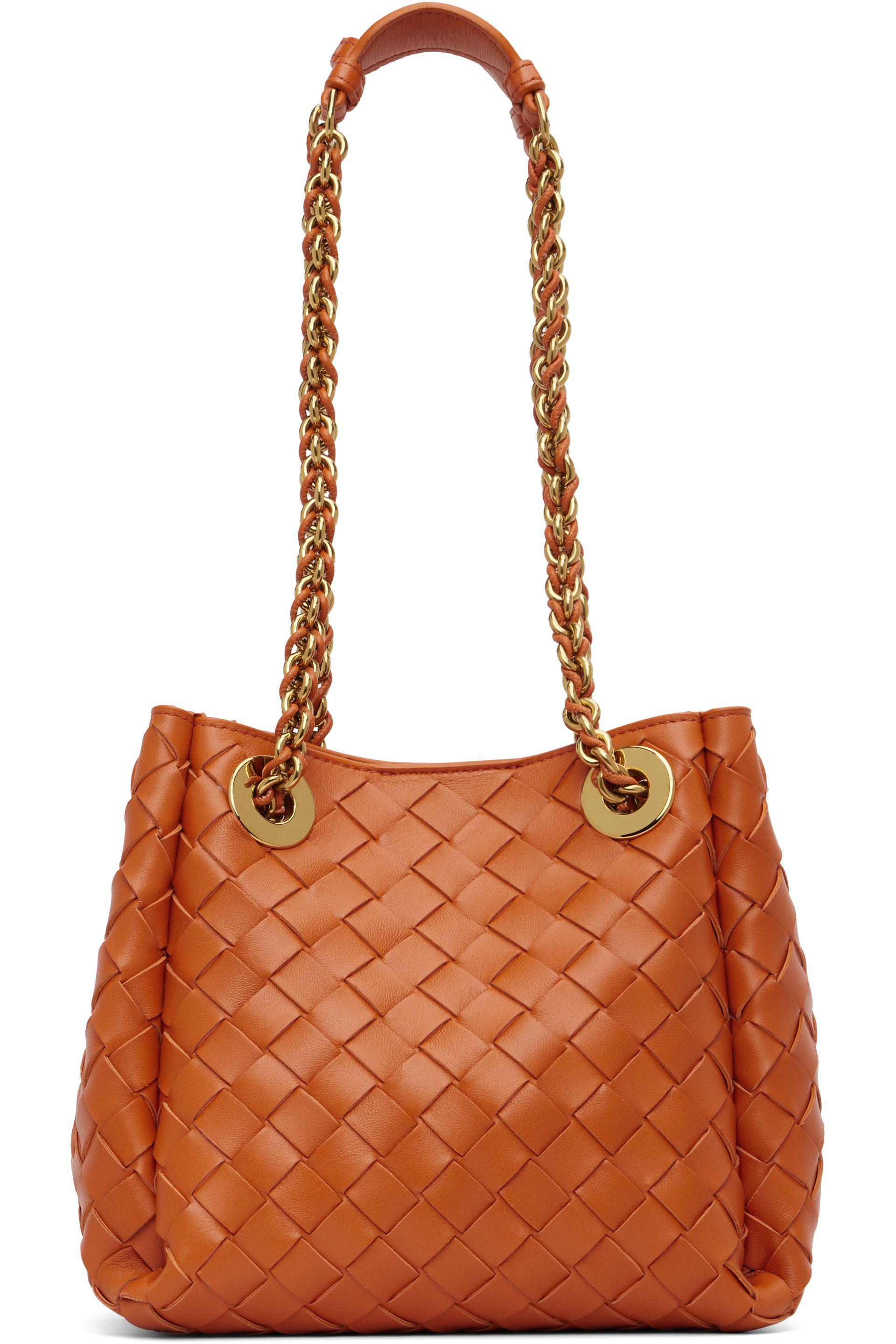 Bottega Veneta - Petit sac Parachute orange à chaine
