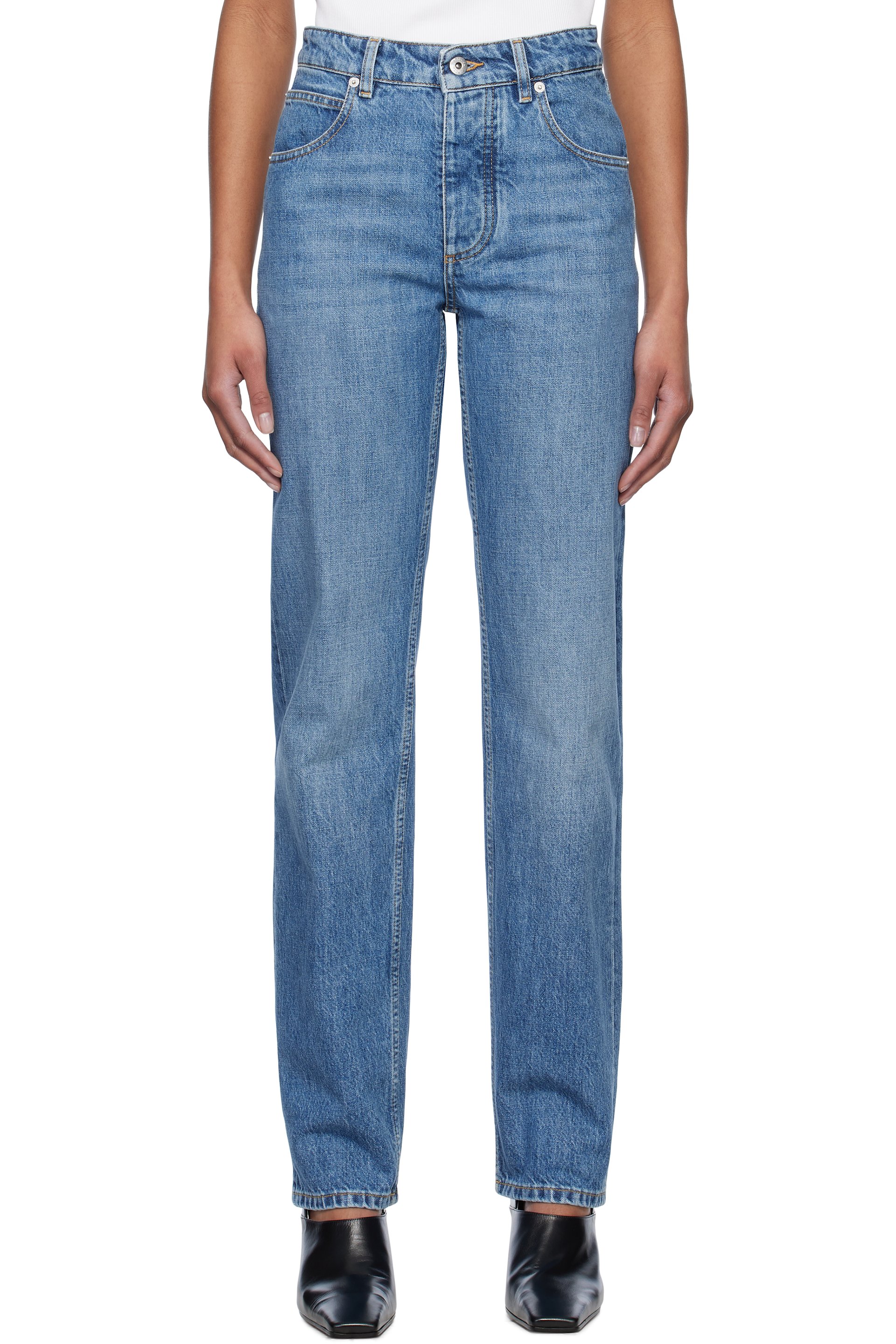 Bottega Veneta - Jean boyfriend bleu