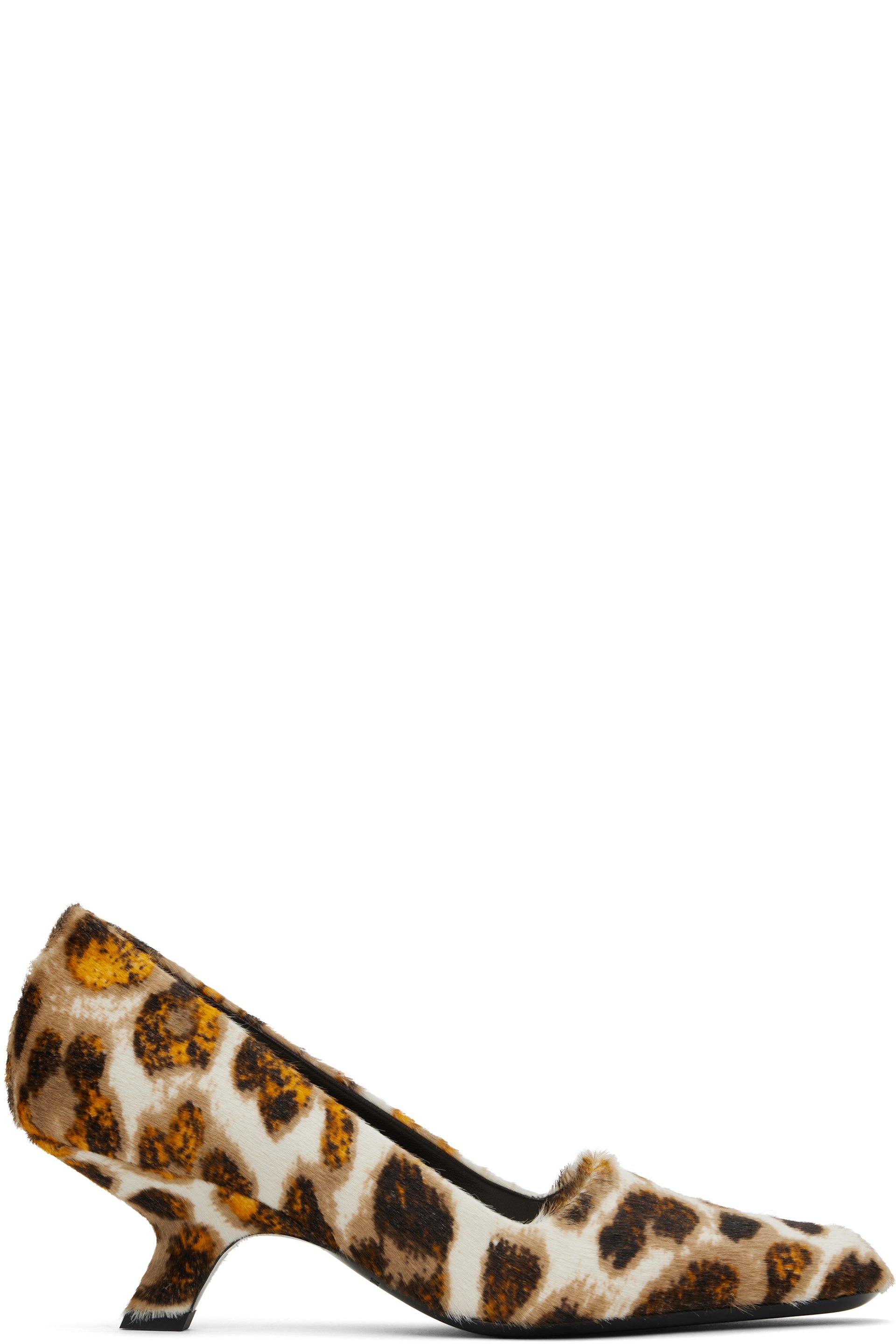 Bottega Veneta - Chaussures à petit talon Boogie brun clair et beige