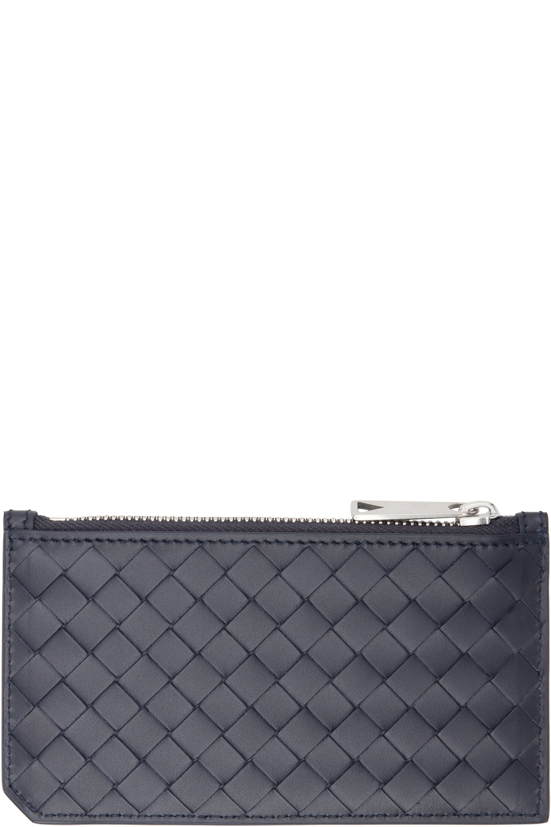 Bottega Veneta - ブラック Intrecciato Piccolo ジップカードケース