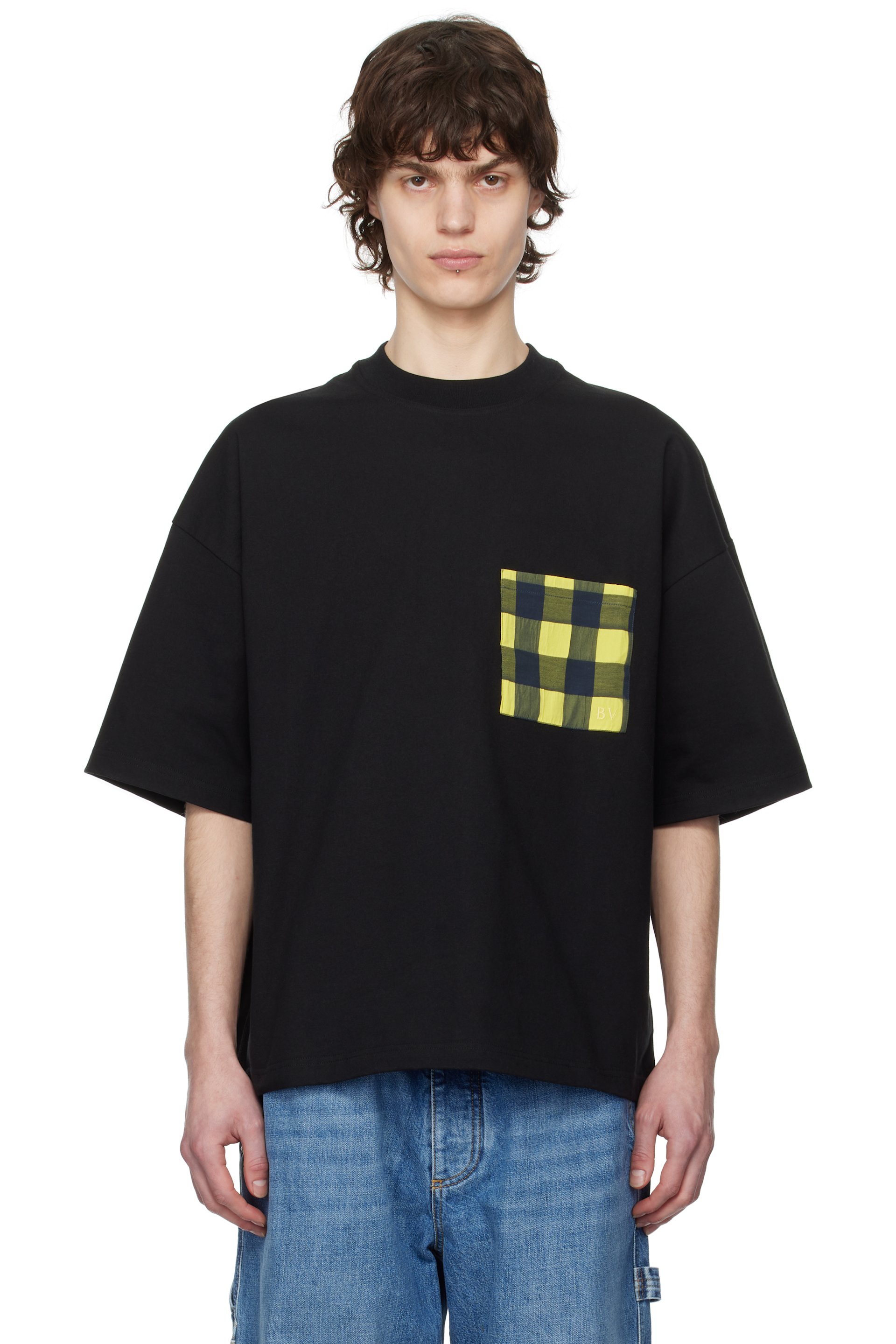 BOTTEGA VENETA ブラック Tシャツ XL 251798M213001_1.jpg