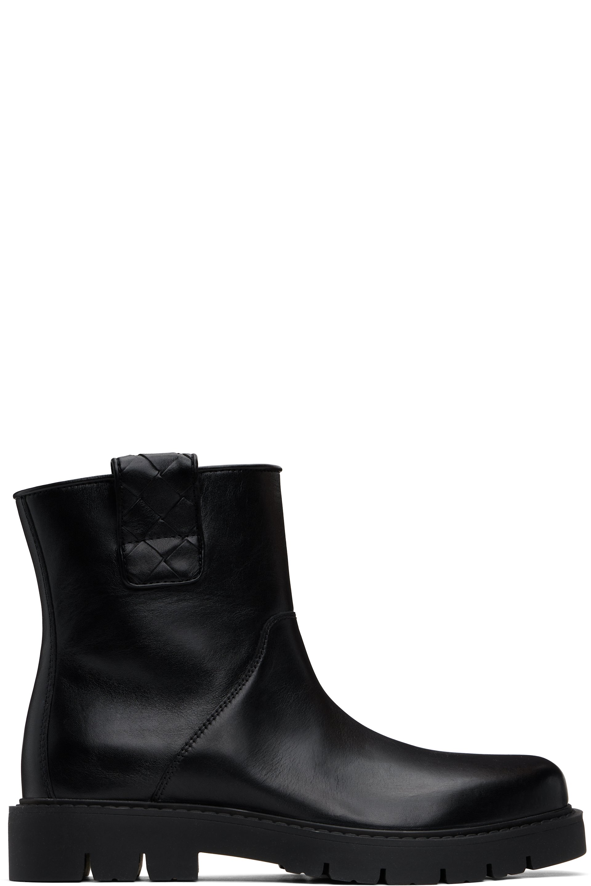 Bottega Veneta - Black Haddock Ankle Boots