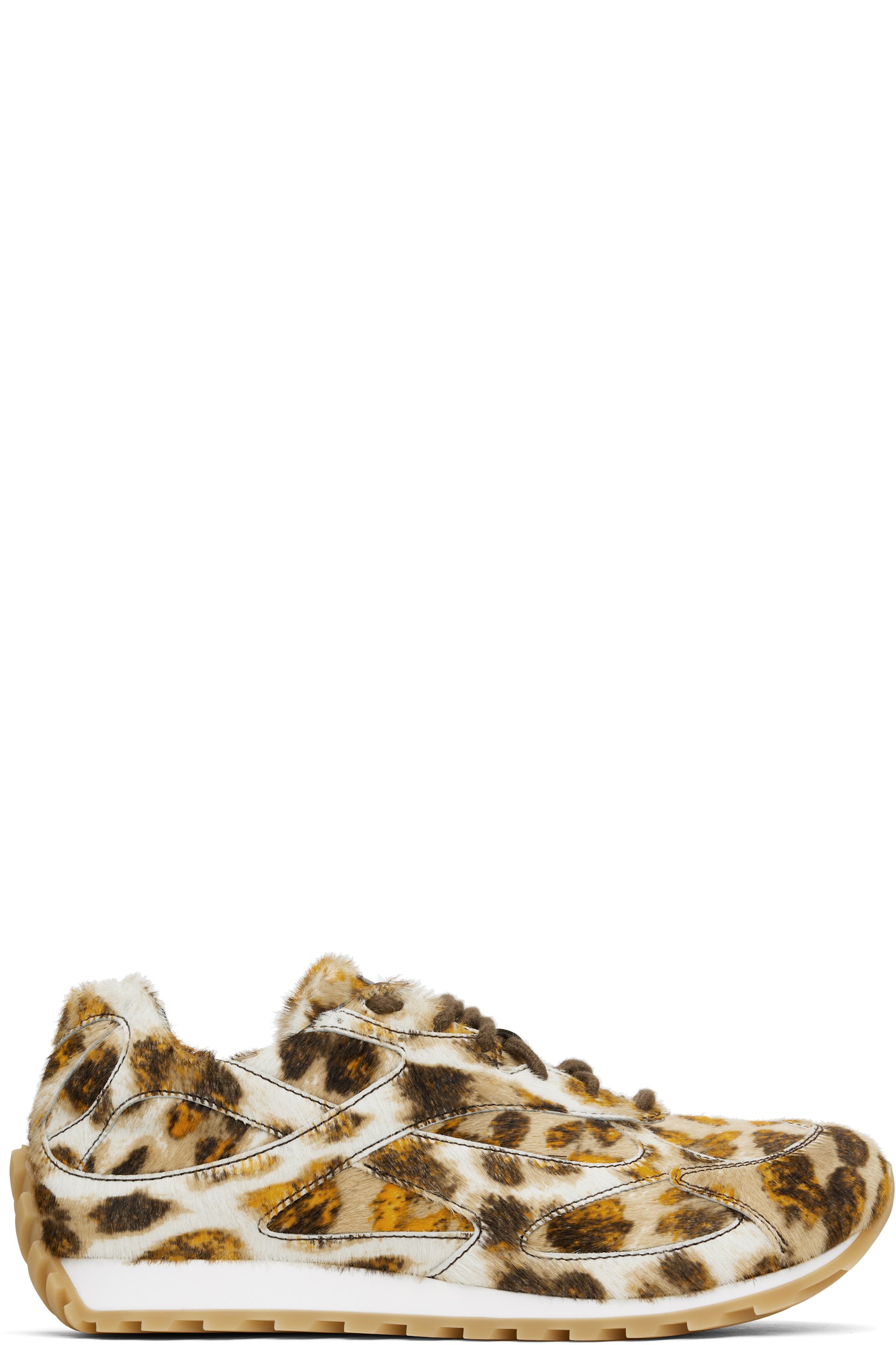 Bottega Veneta - Baskets Orbit blanc et orange