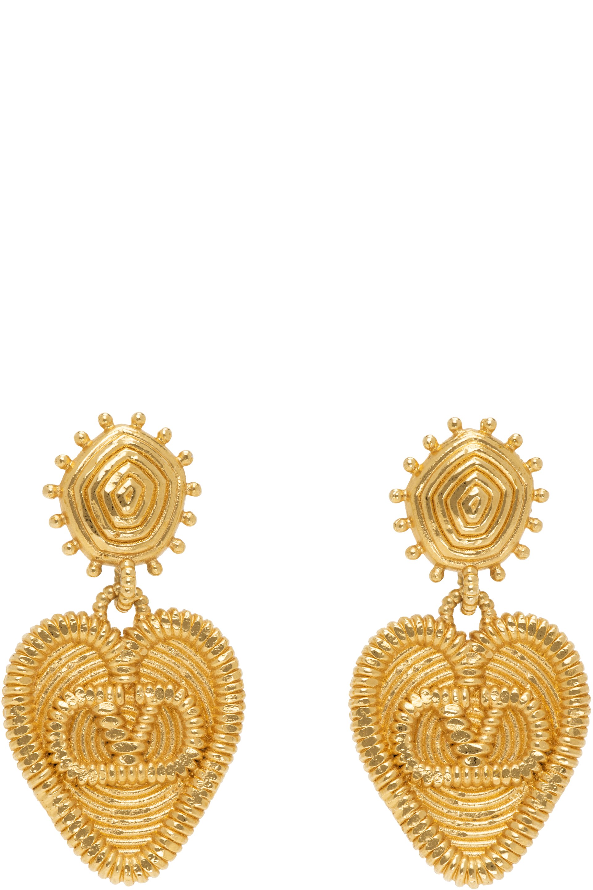 Valentino Garavani - Boucles d'oreilles Fil perdu en métal