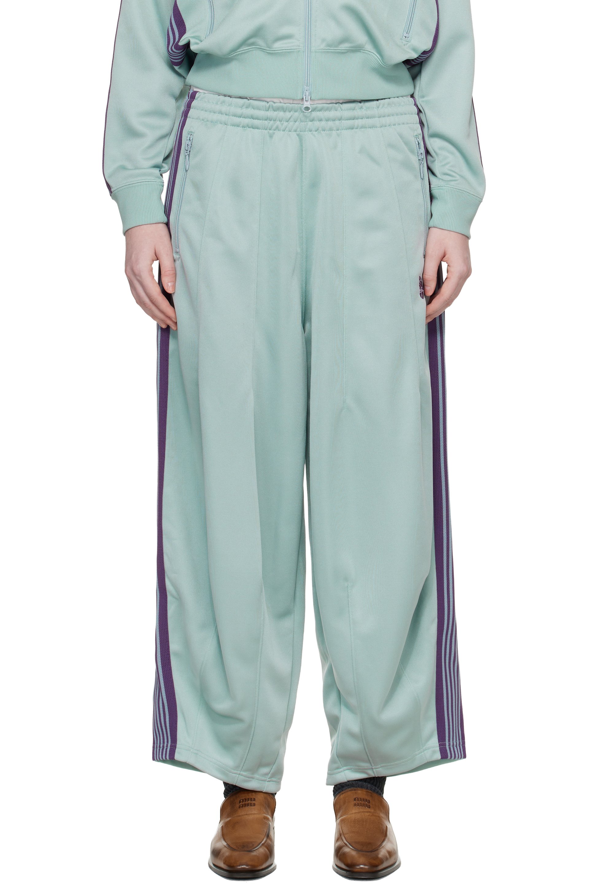 NEEDLES - Pantalon de survêtement H.D. vert