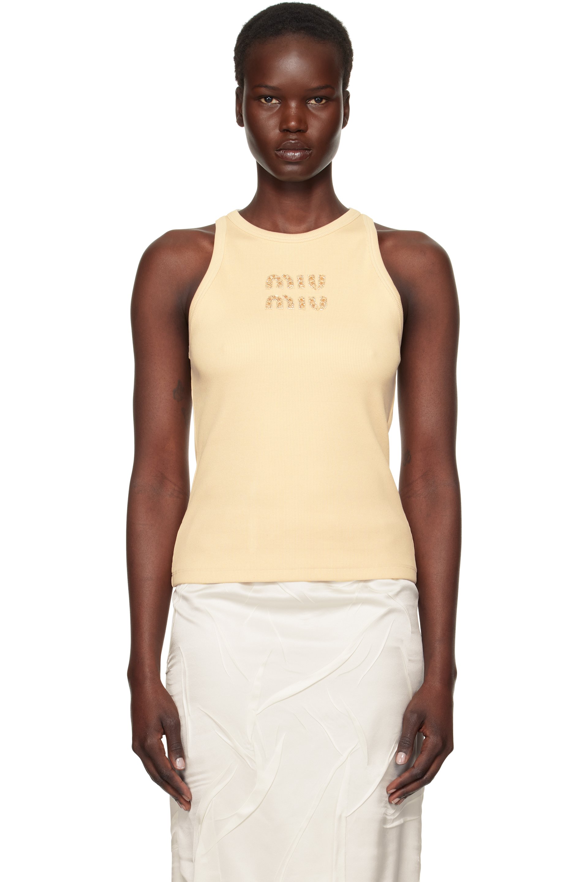 Miu Miu Tank Tops & Camisoles for Women | SSENSE Canada