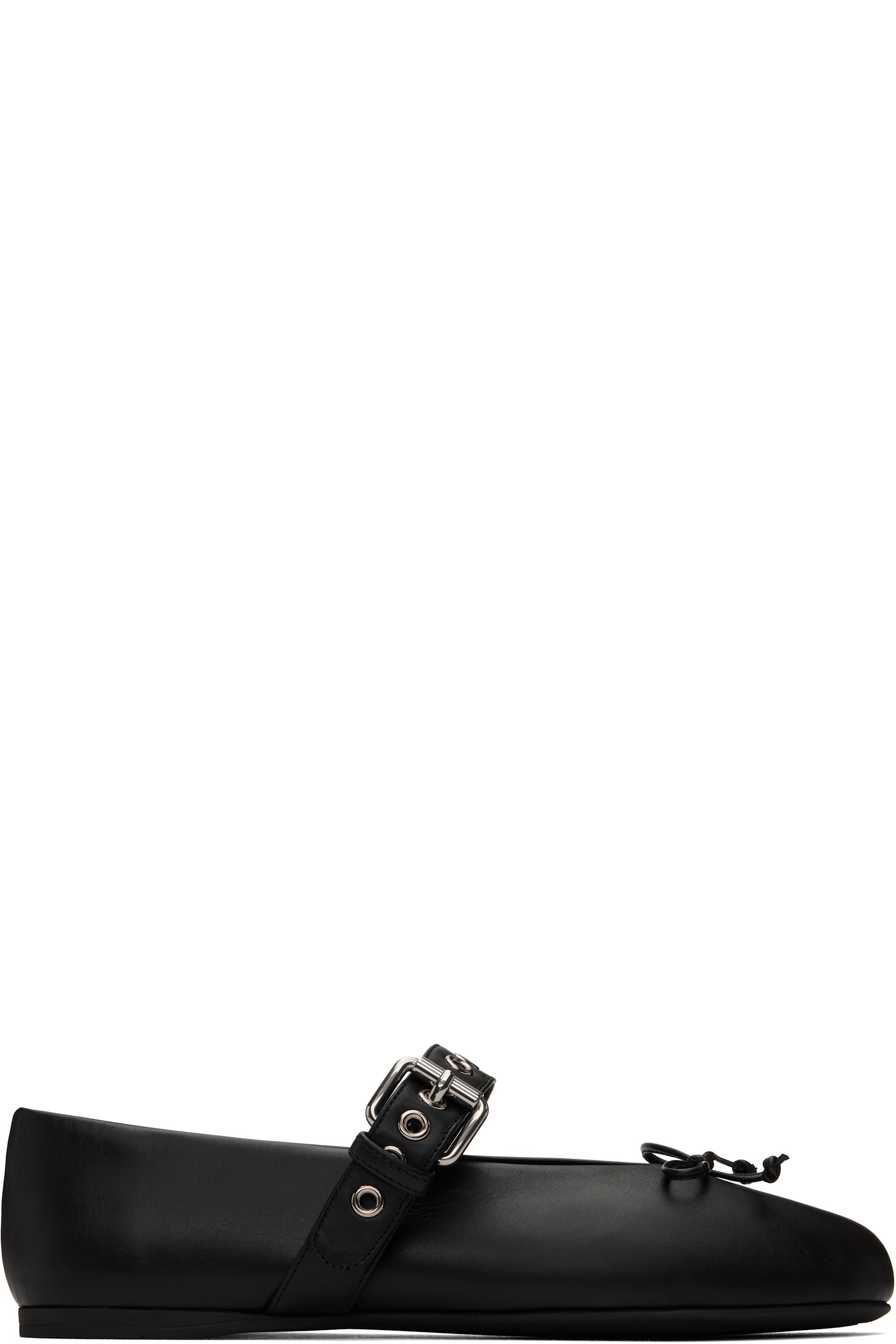 Miu Miu - Ballerines noires en cuir