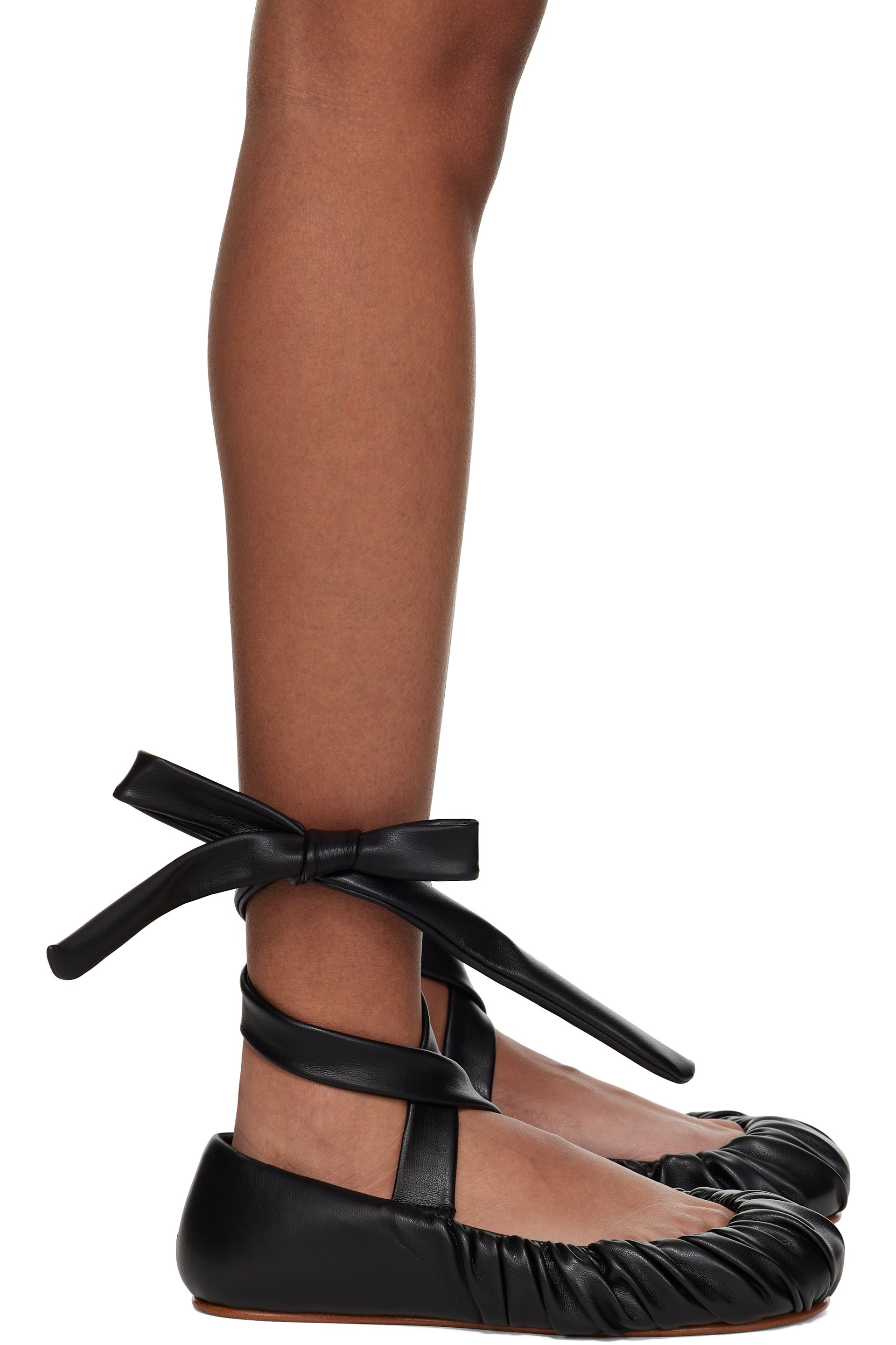YUME YUME - Black Padded Ballerina Flats