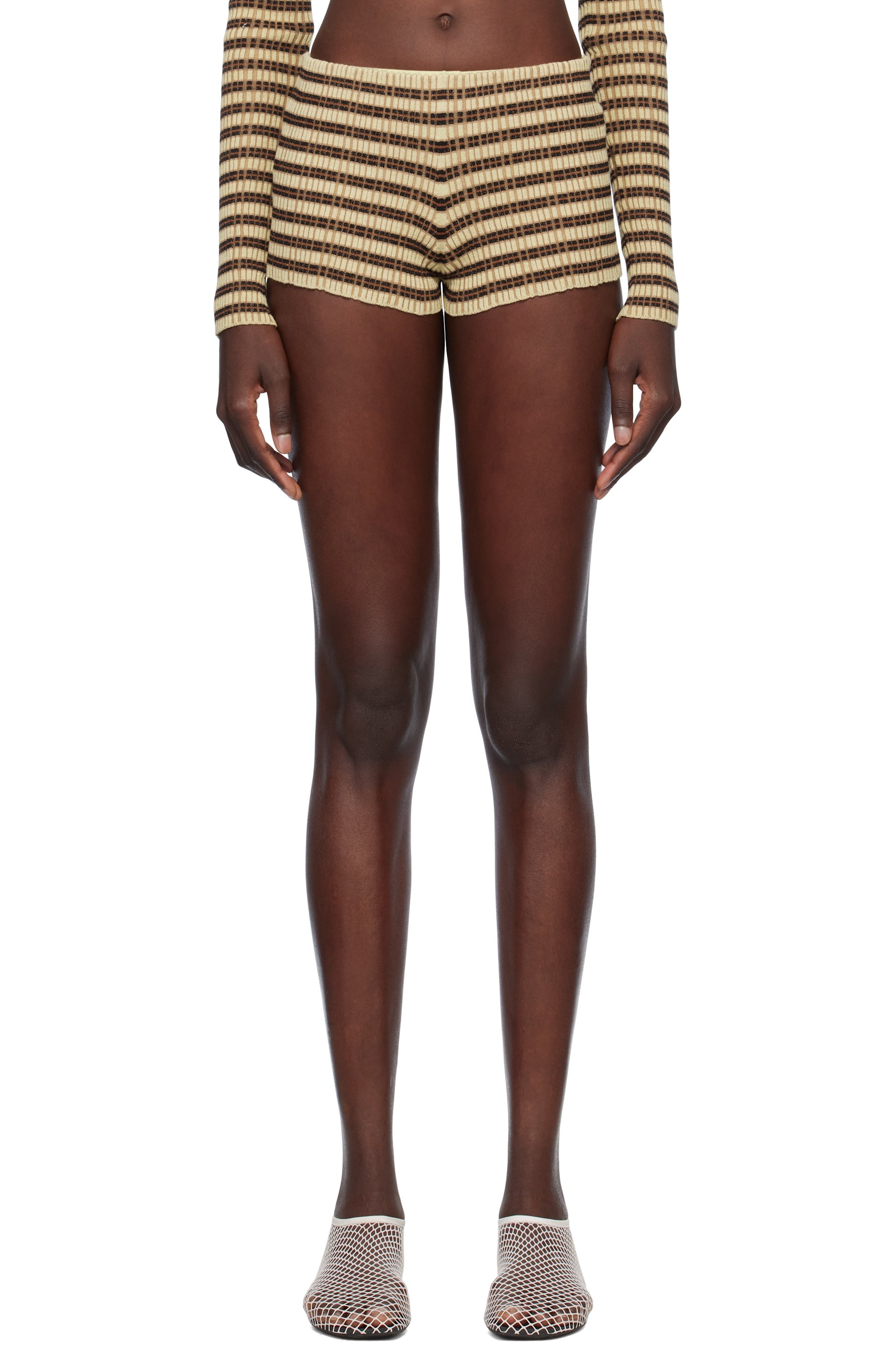 Nanushka - Short Ferra beige
