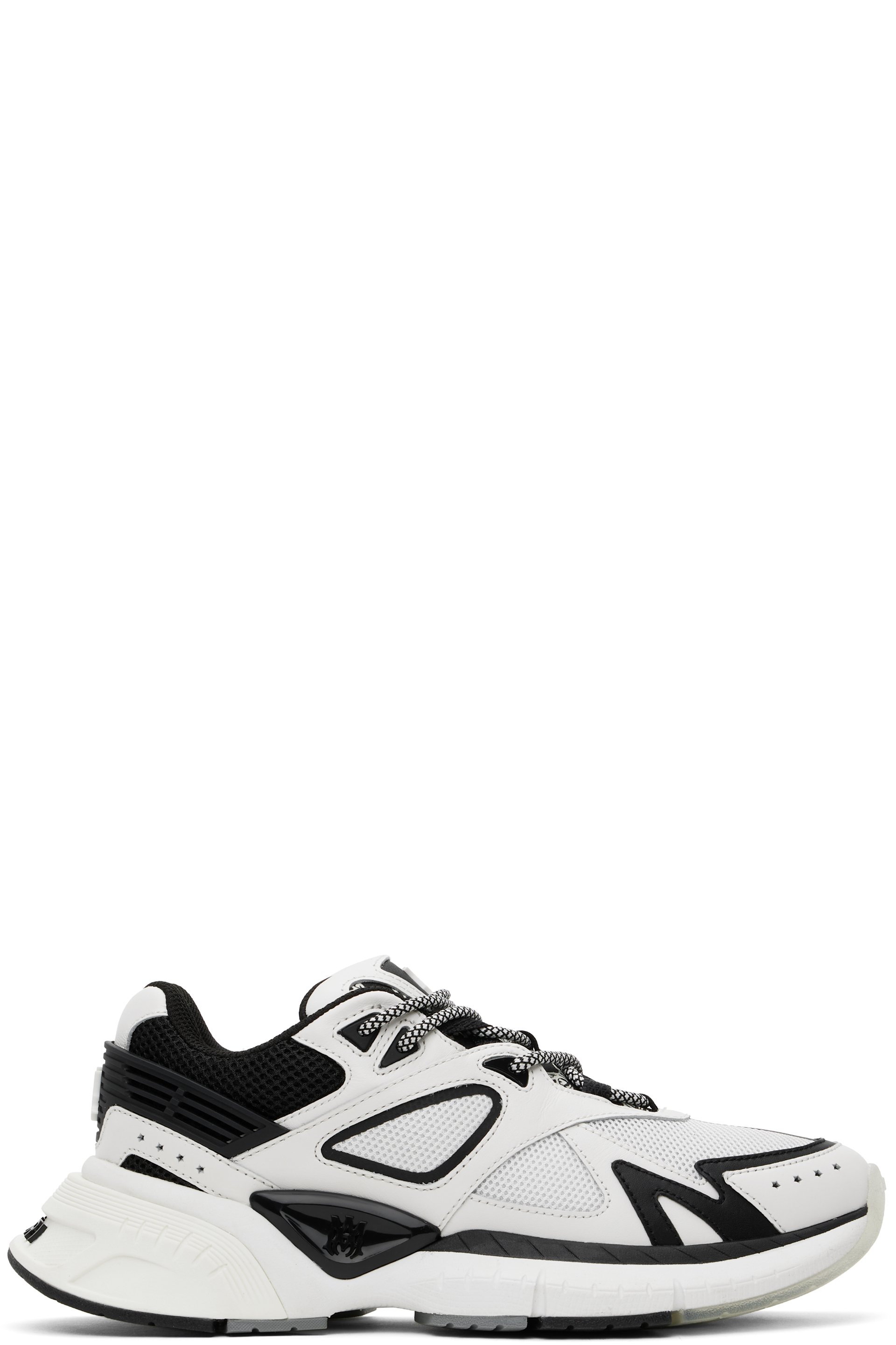 AMIRI - White & Black 'MA' Runner Sneakers