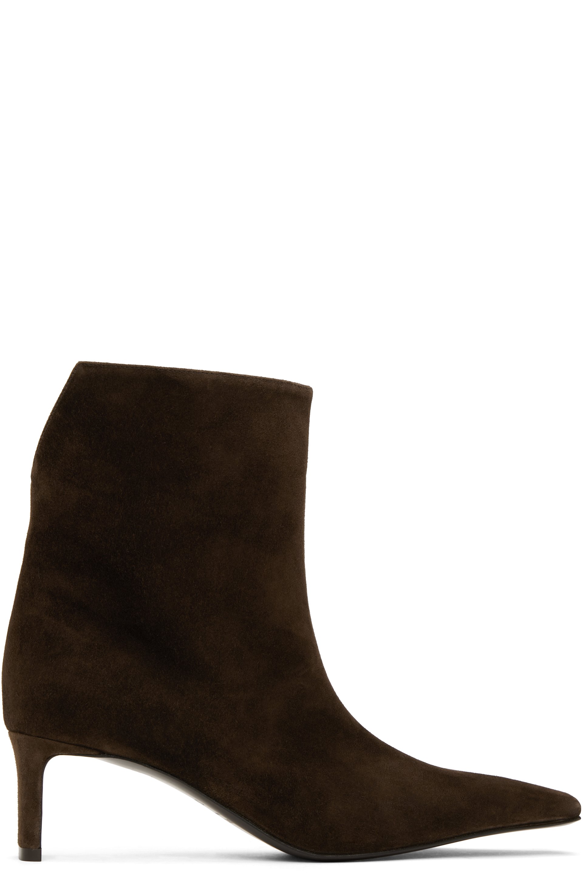KHAITE - Bottines Ona brunes
