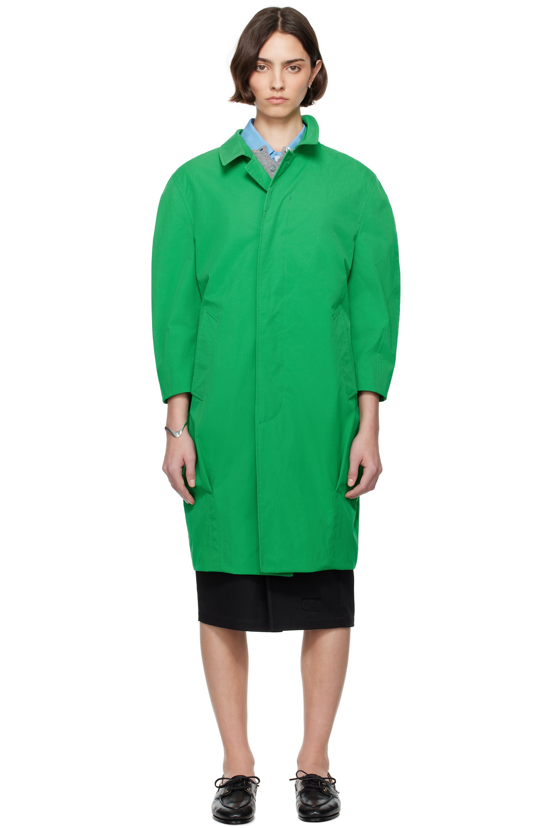 Bally - Green Twill Coat