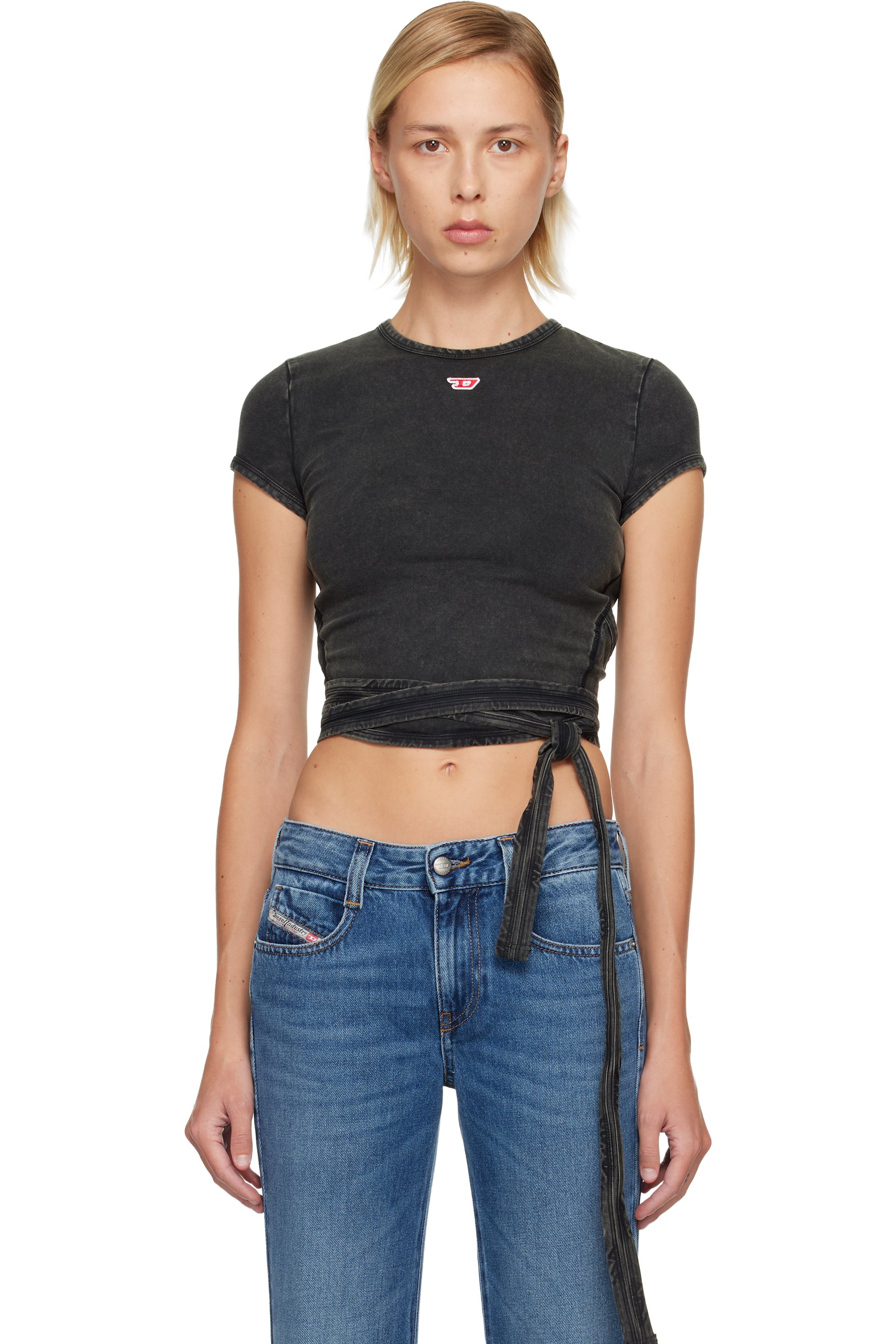 Diesel - T-shirt Bunny-Tail-R1 noir