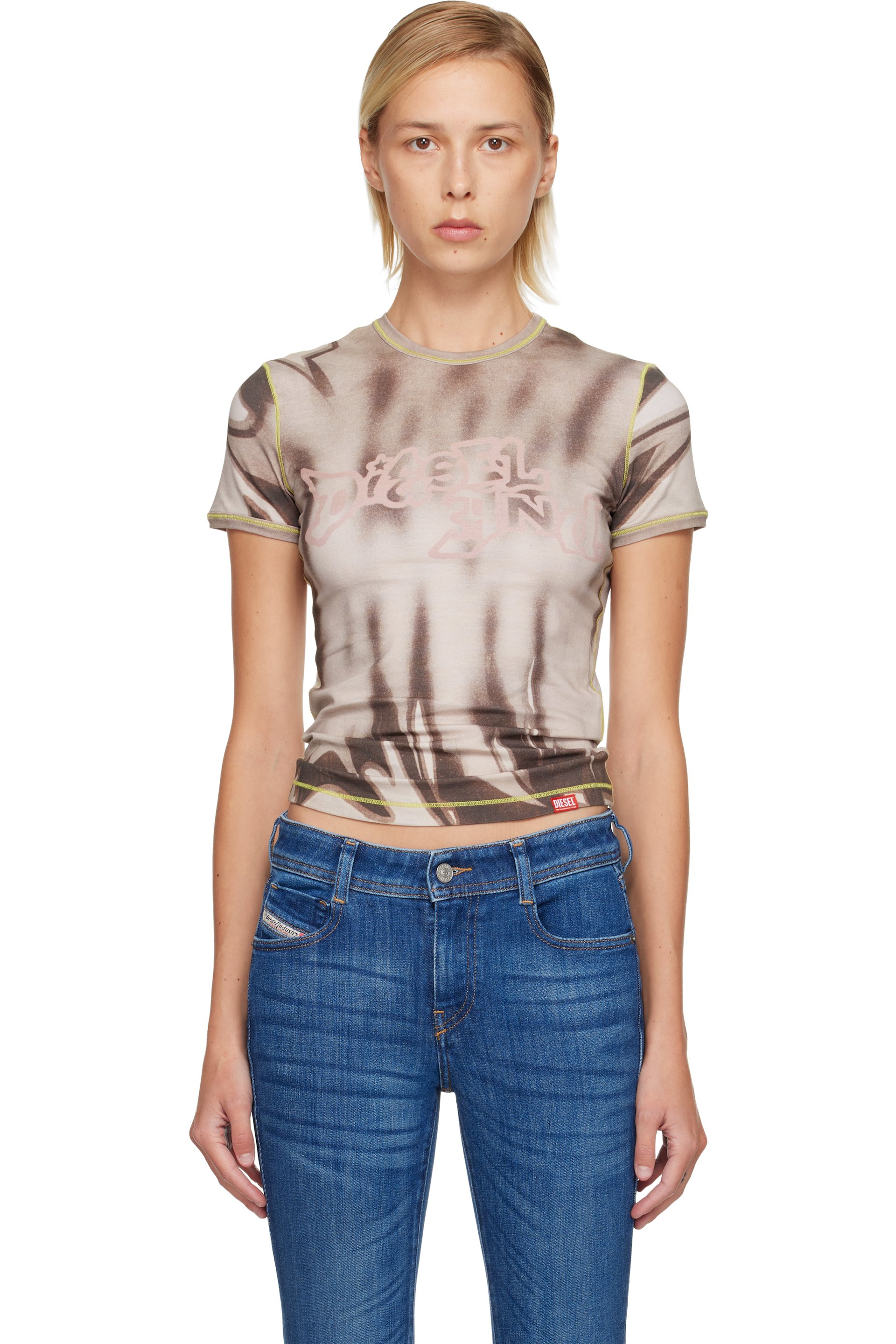 Diesel - T-shirt Grafi gris