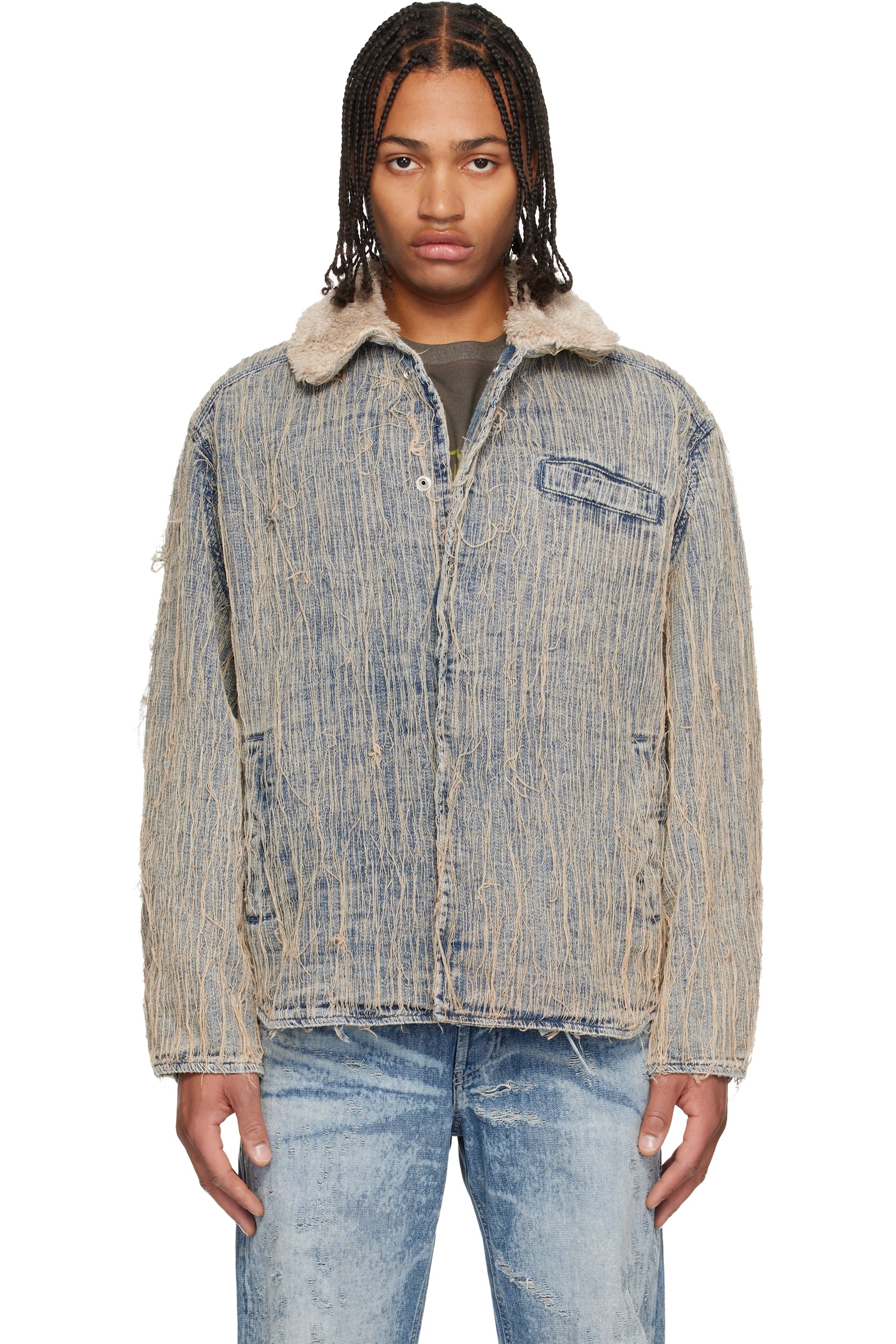 Diesel - Blue D-Ivar-S Denim Jacket