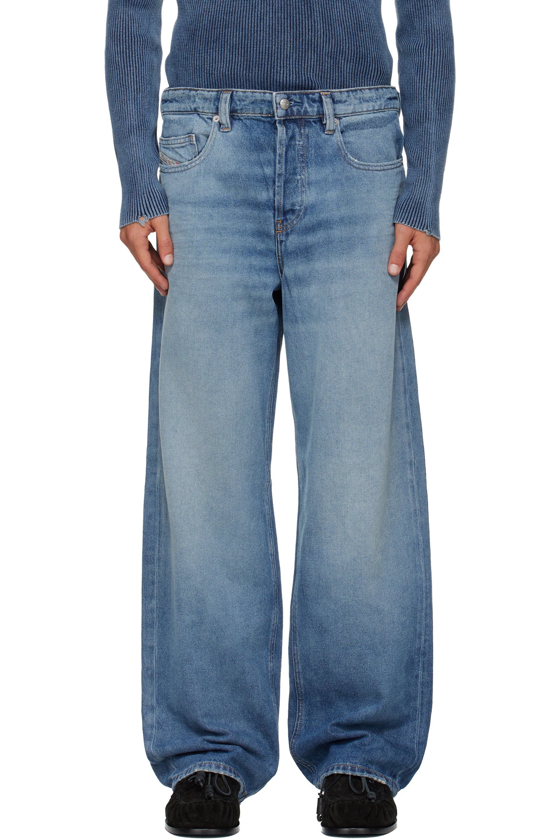 Diesel - Blue Relaxed 2001 D-Macro Jeans