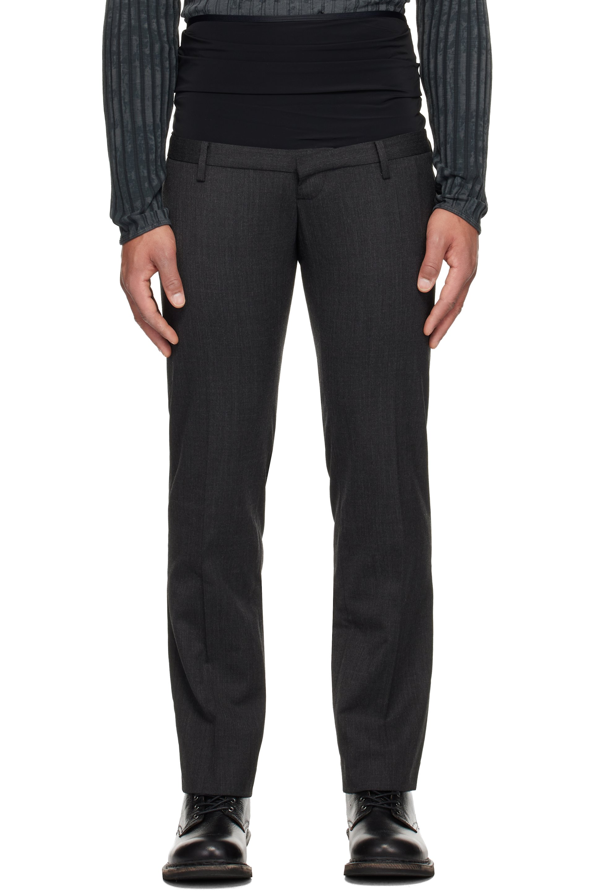 Diesel - Gray P-Aurel-1 Trousers