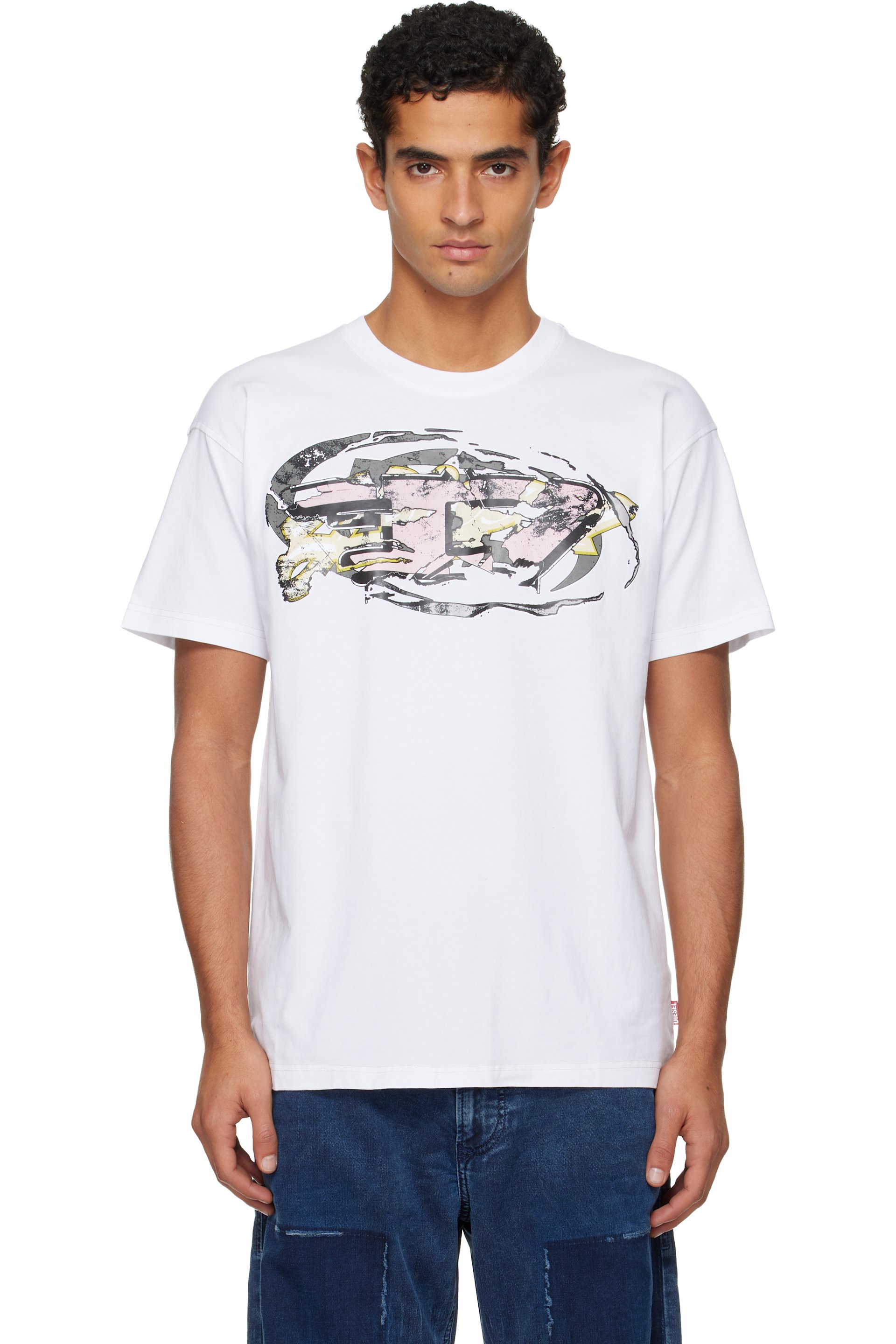 Diesel - White T-Norm-T11 T-shirt