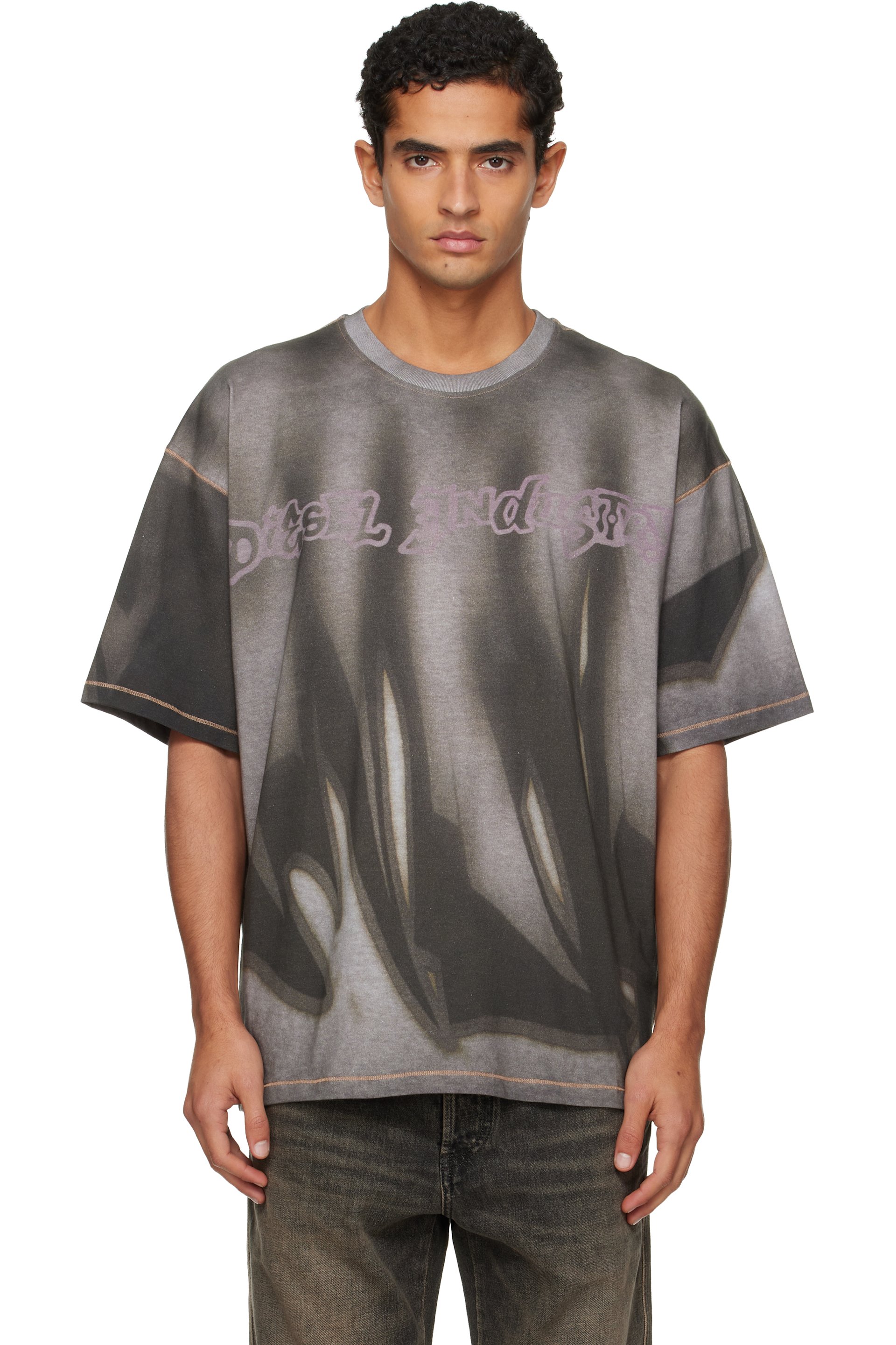 Diesel - Gray T-Boxt-Show-V2 T-shirt