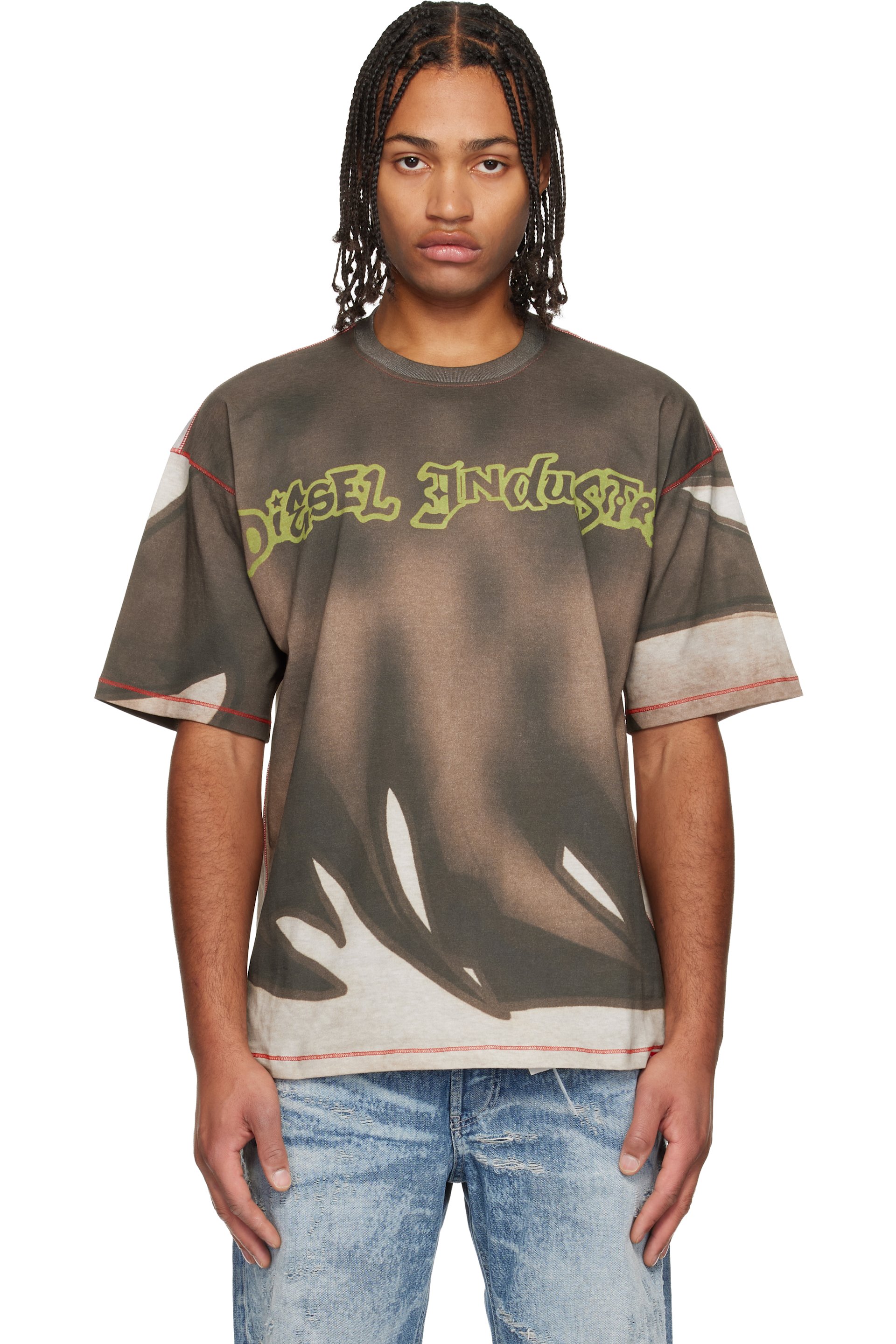 Diesel - Brown T-Boxt-Show T-shirt