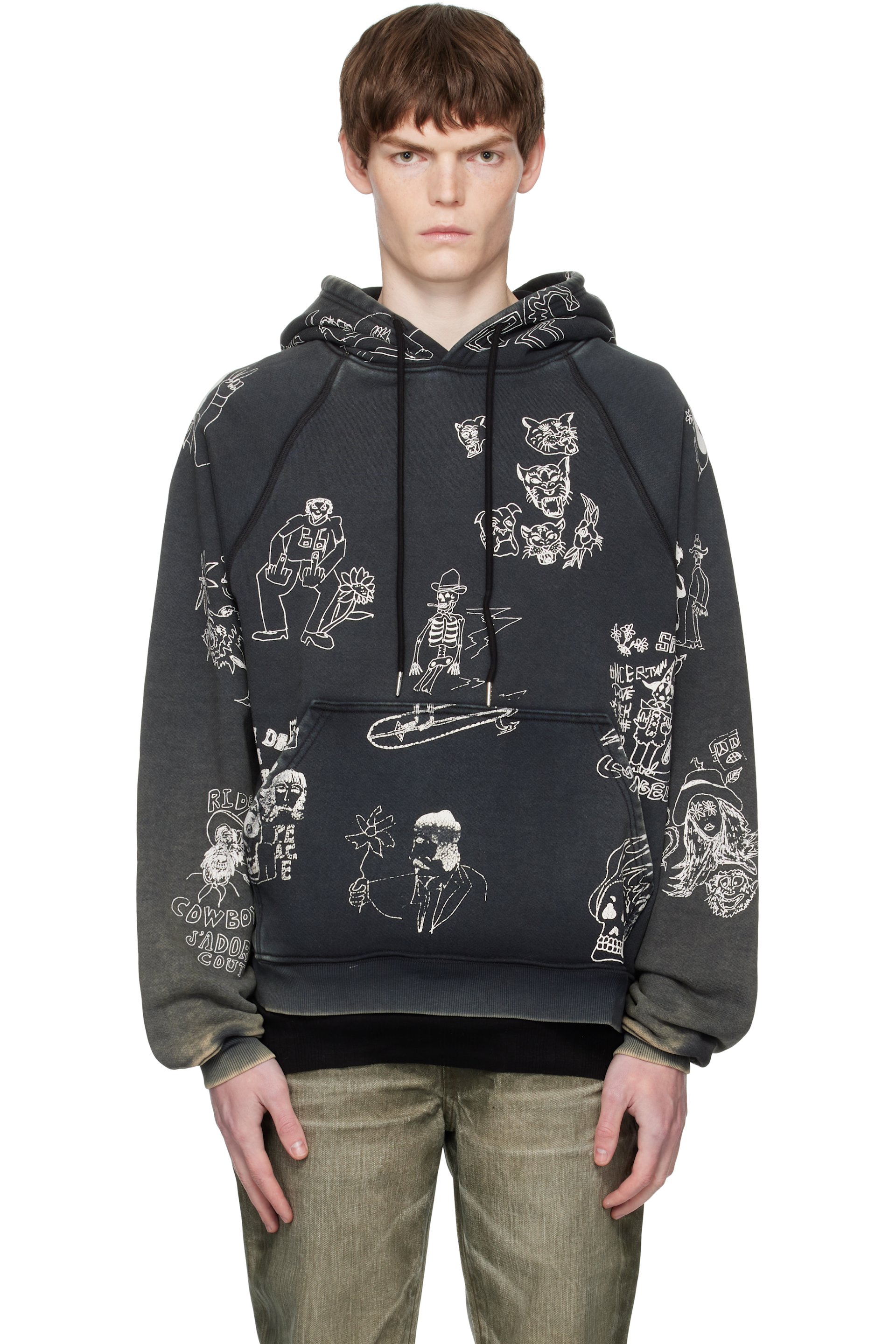 COÛT DE LA LIBERTÉ - Black Thompson 'Smoking in the Boys Room' Hoodie