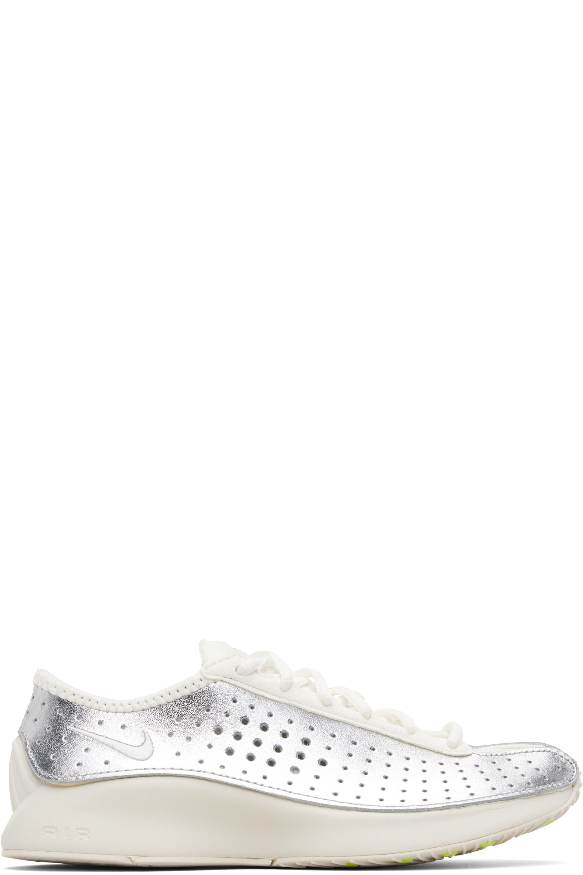 Nike - Baskets Air Superfly argenté et blanc cassé