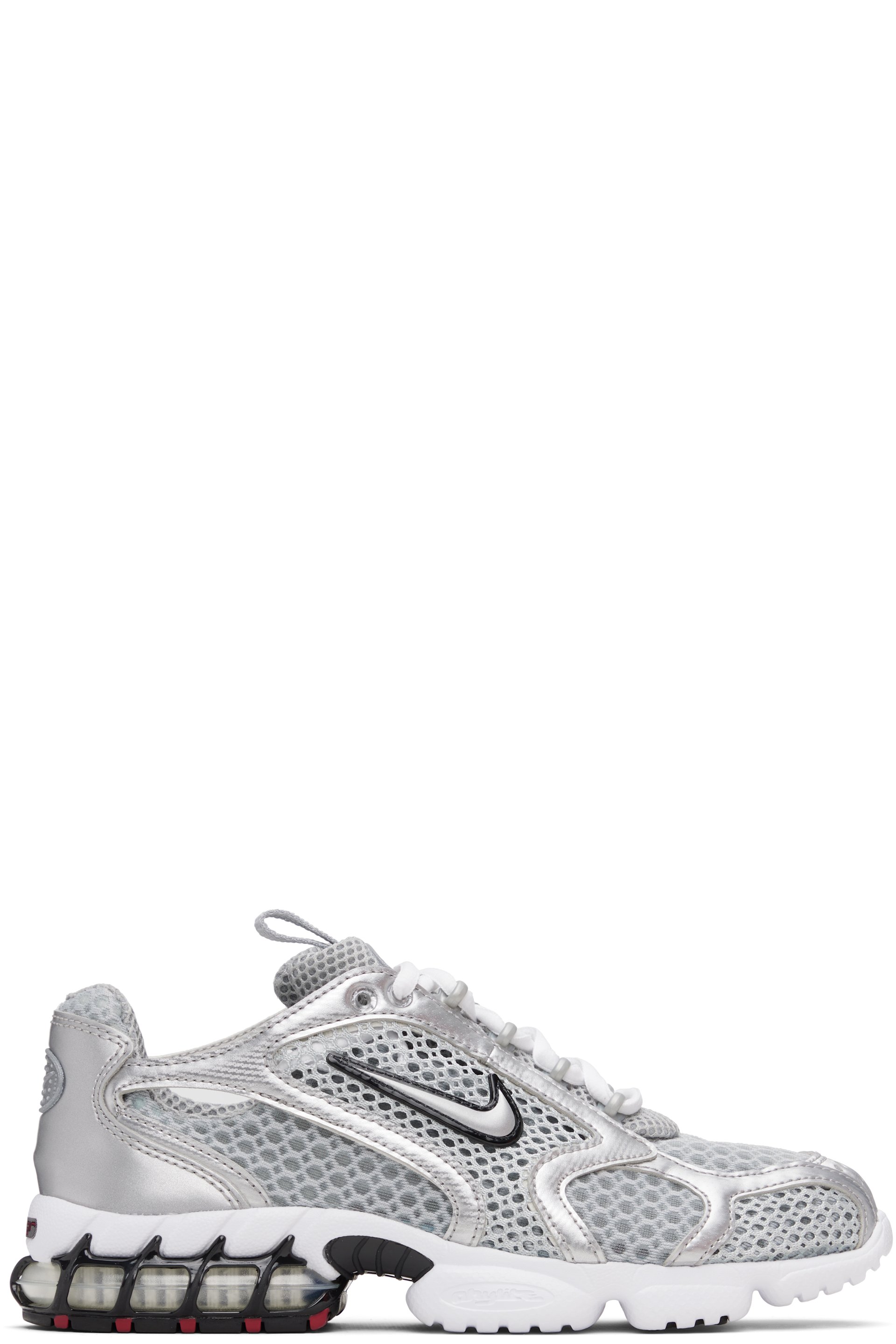 Nike - Baskets Air Zoom Spiridon Cage 2 argentées