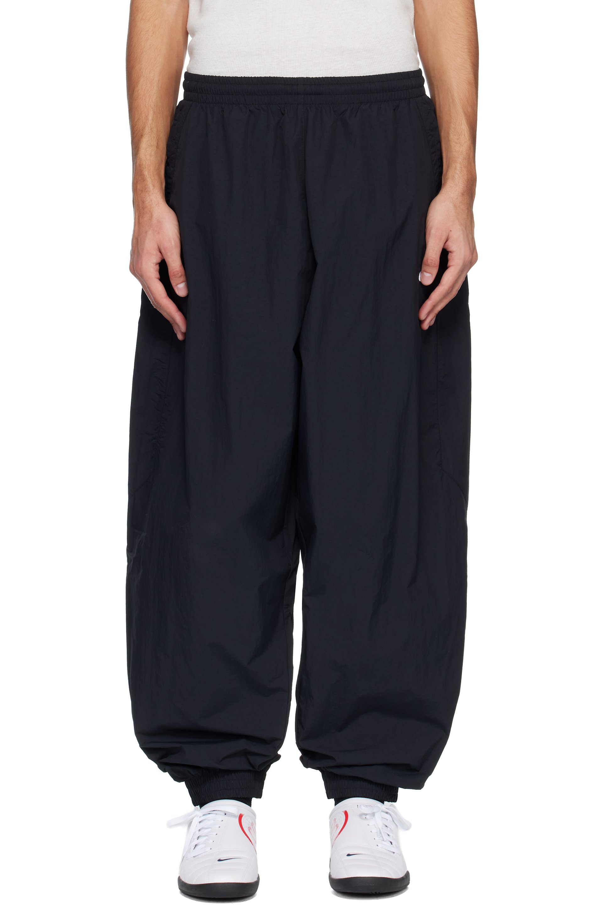 Nike - Pantalon de survêtement surdimensionné noir à logo - Club