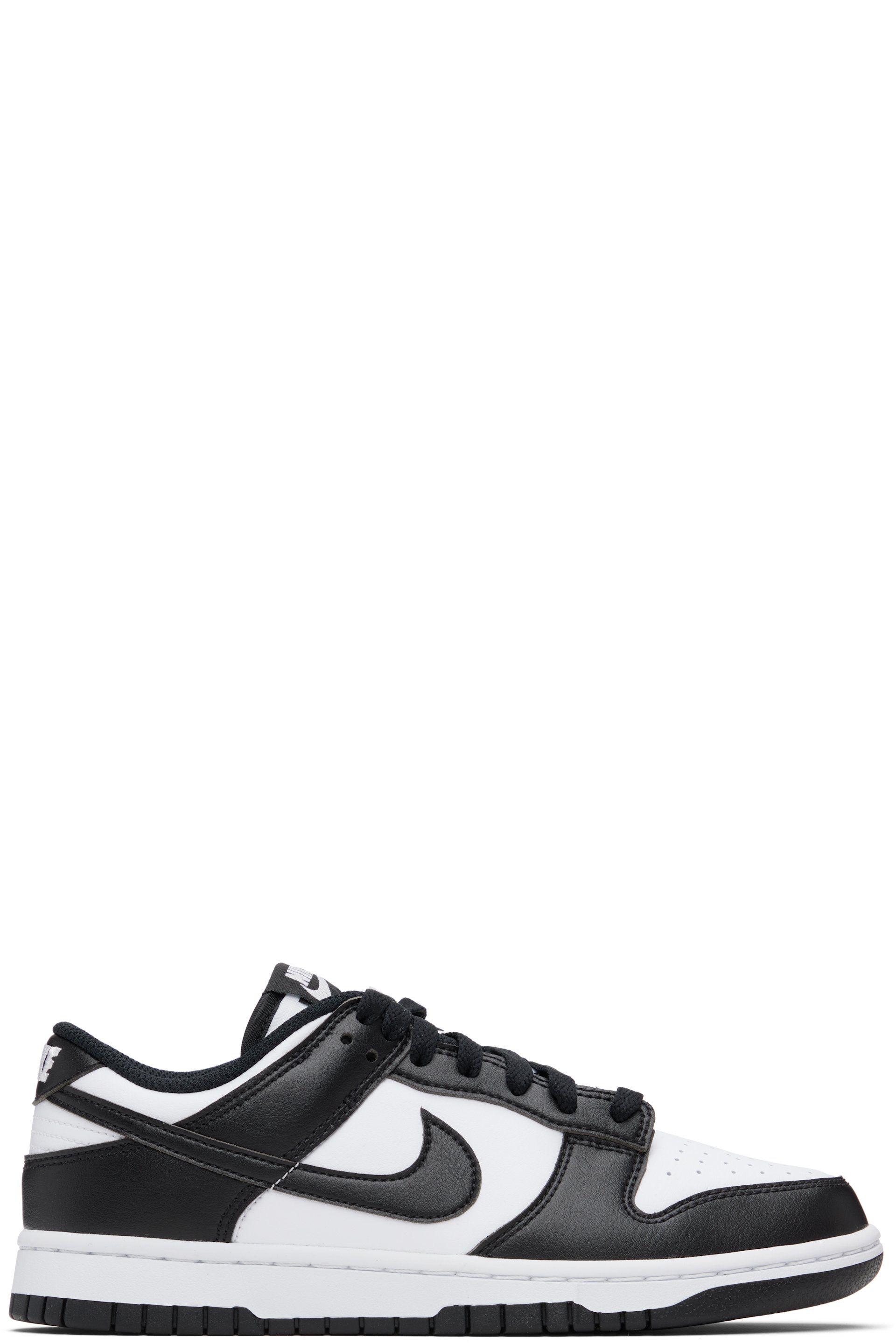 Nike - Black & White Dunk Low Retro Sneakers