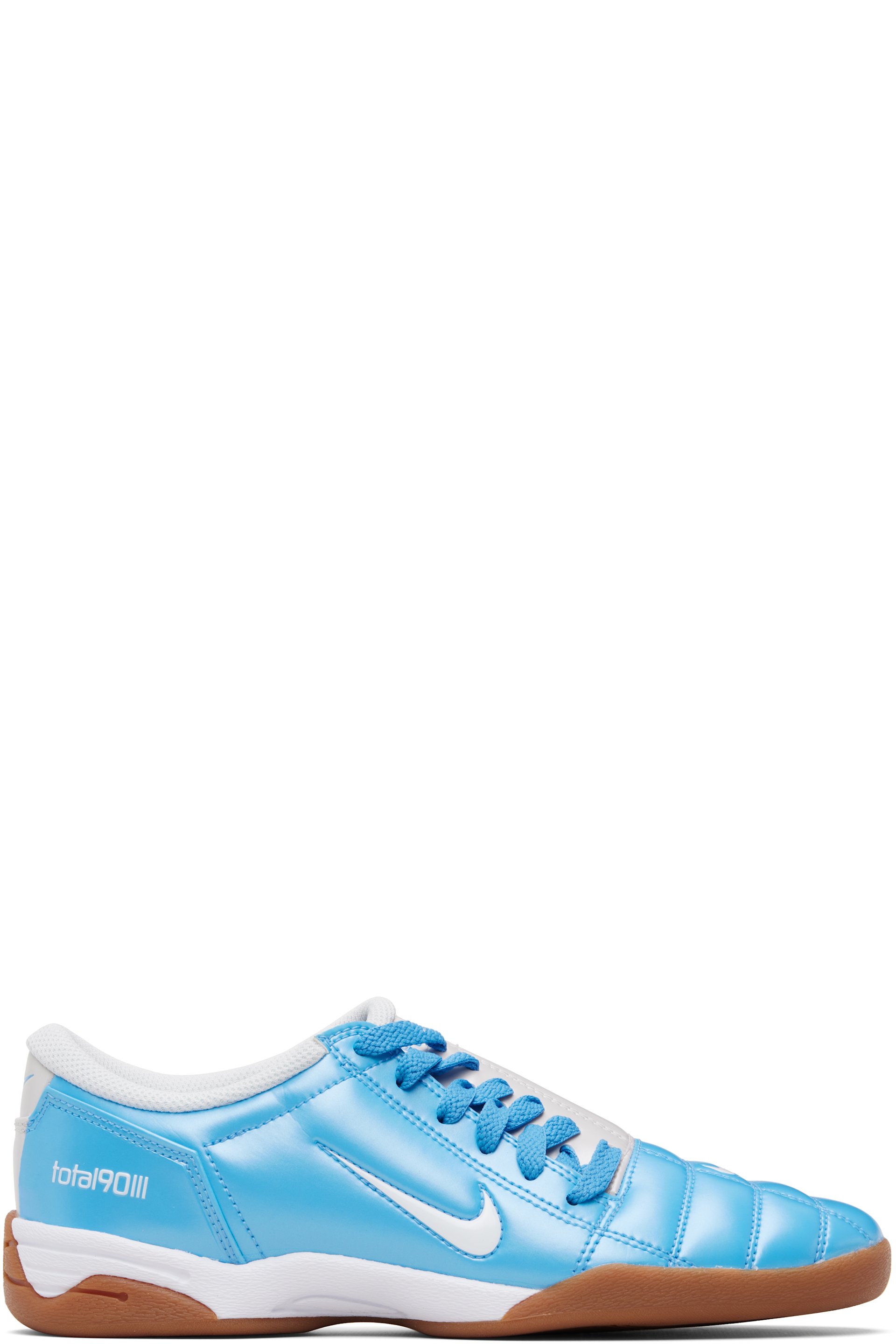 Nike - Baskets Total 90 gris et bleu