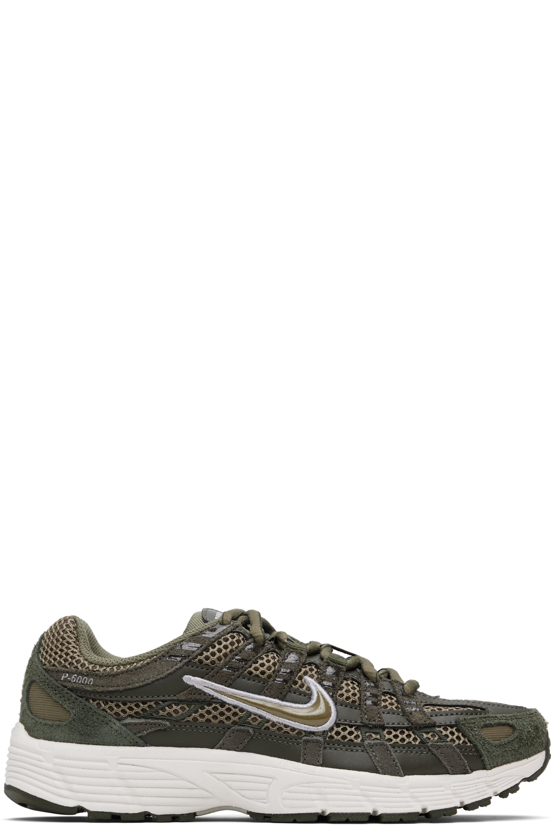 Nike - Khaki P-6000 Suede Sneakers