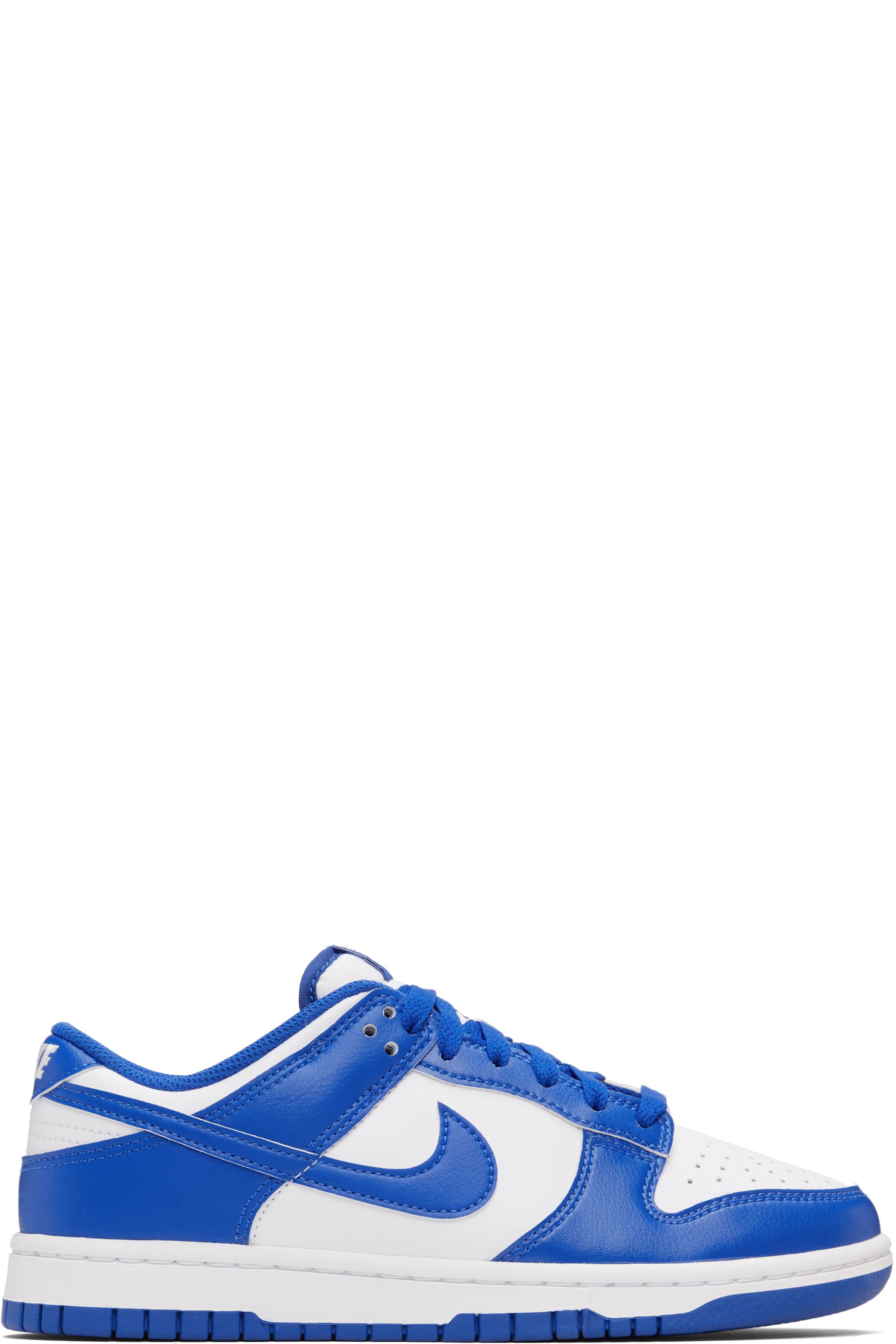 Nike - Blue & White Dunk Low Retro Sneakers