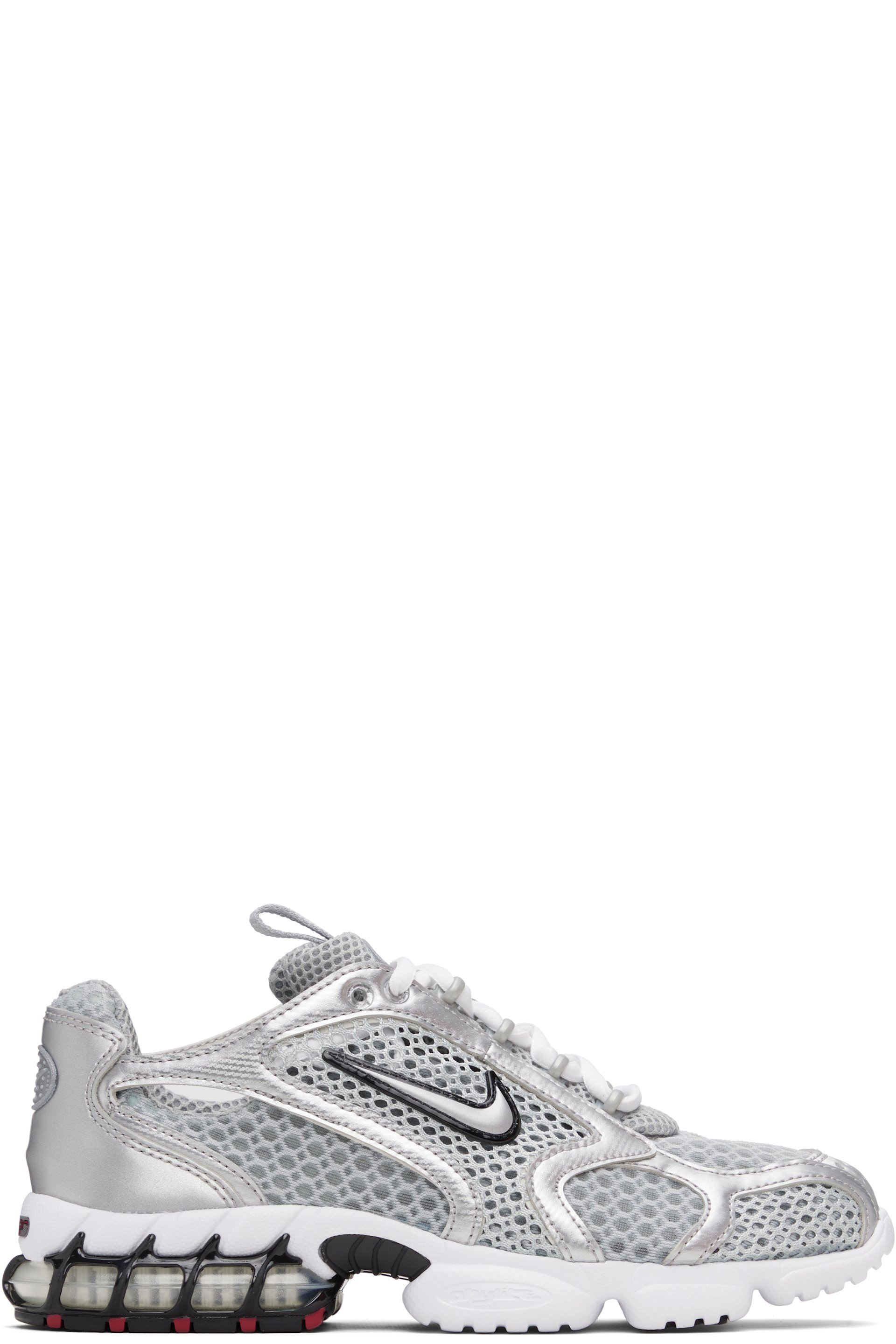 Nike - Baskets Air Zoom Spiridon Cage 2 argentées
