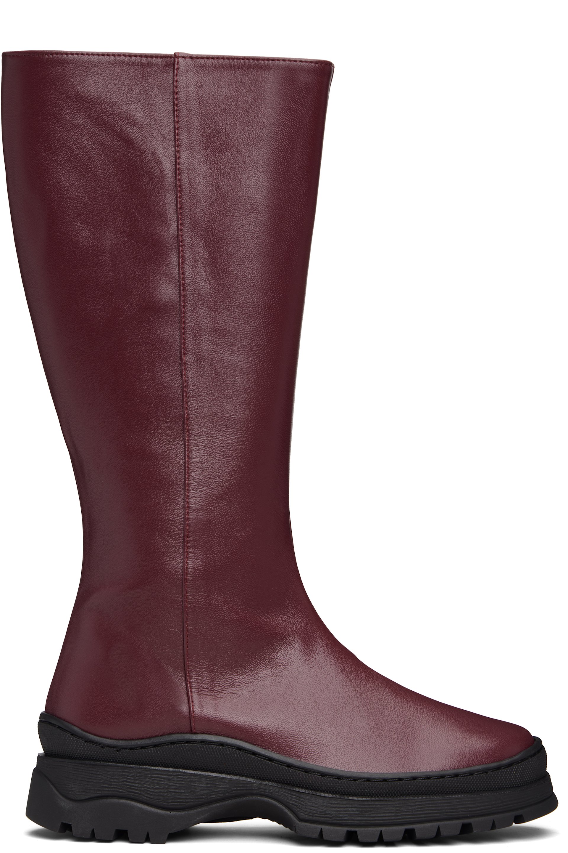 Nicole Saldaña - Burgundy Anna Tall Boots
