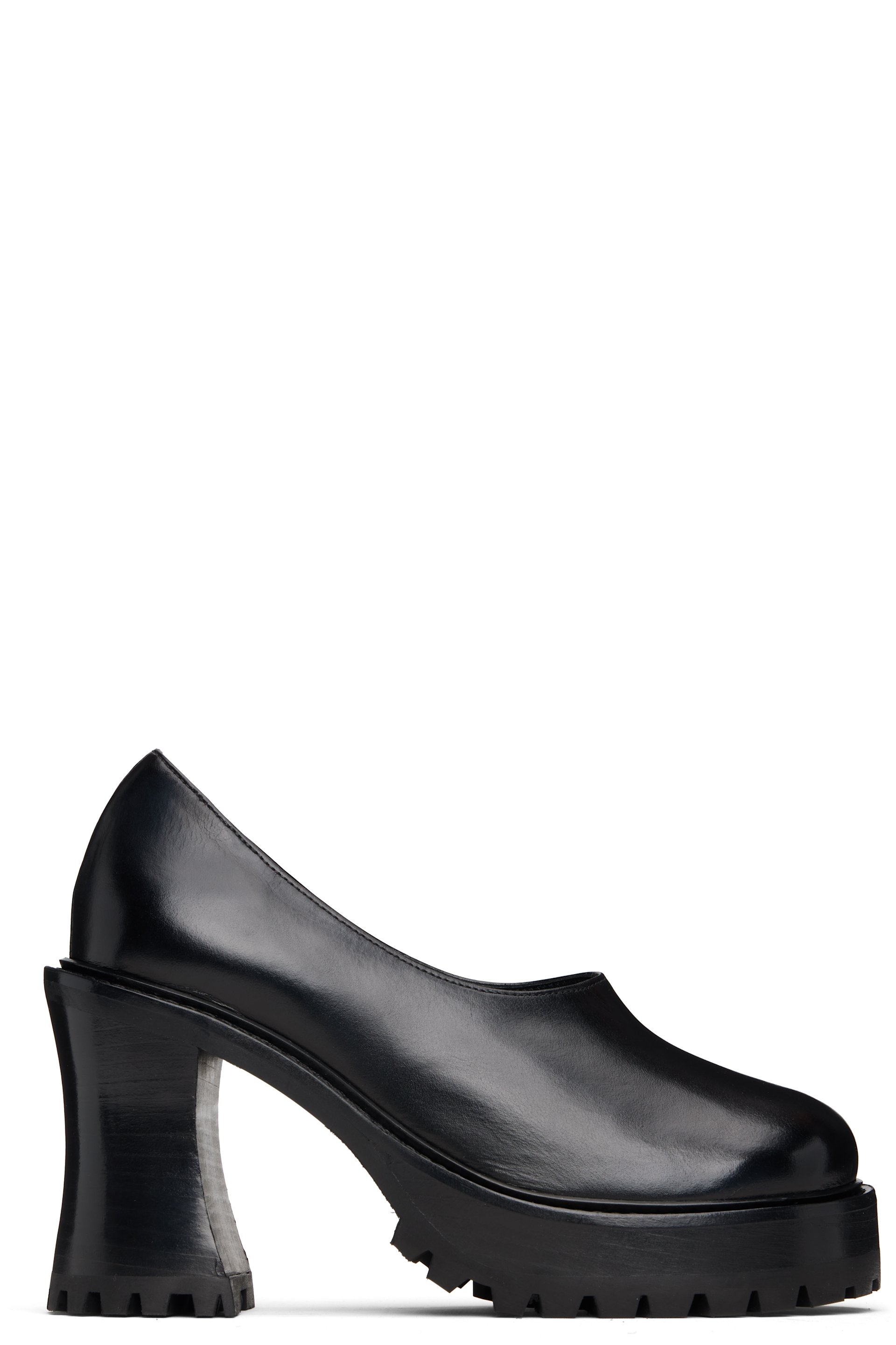 Nicole Saldaña - Chaussures à talon Hannah noires à plateforme