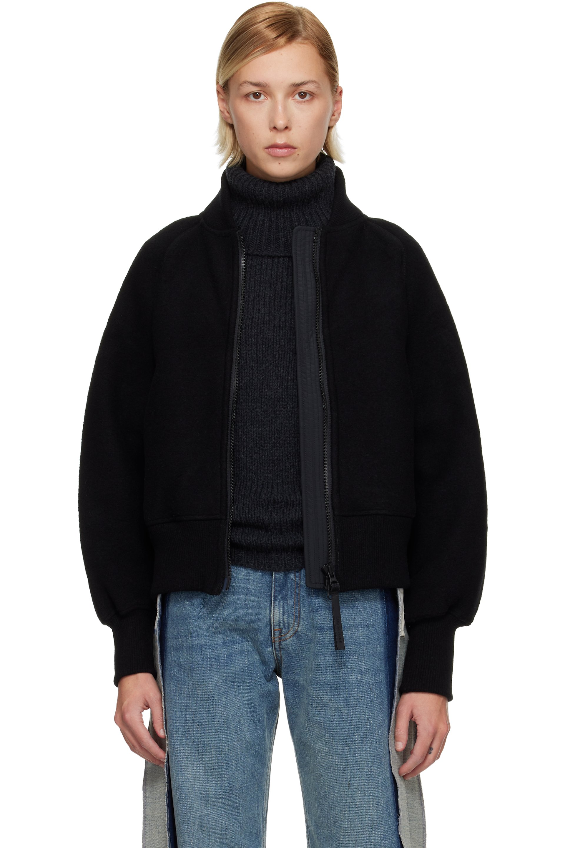Canada Goose - Blouson aviateur Sierra noir - Black Label