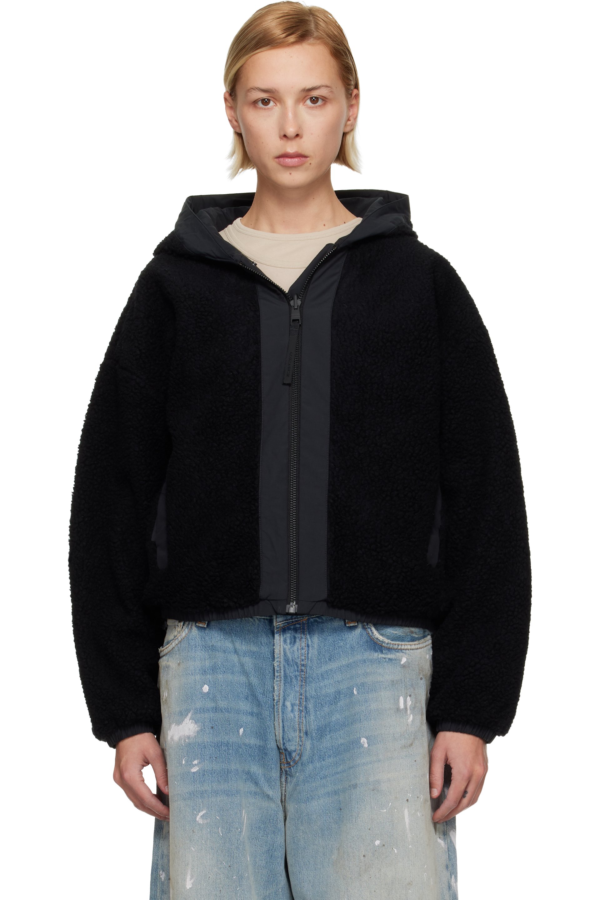 Canada Goose - Blouson réversible Alberni noir en molleton