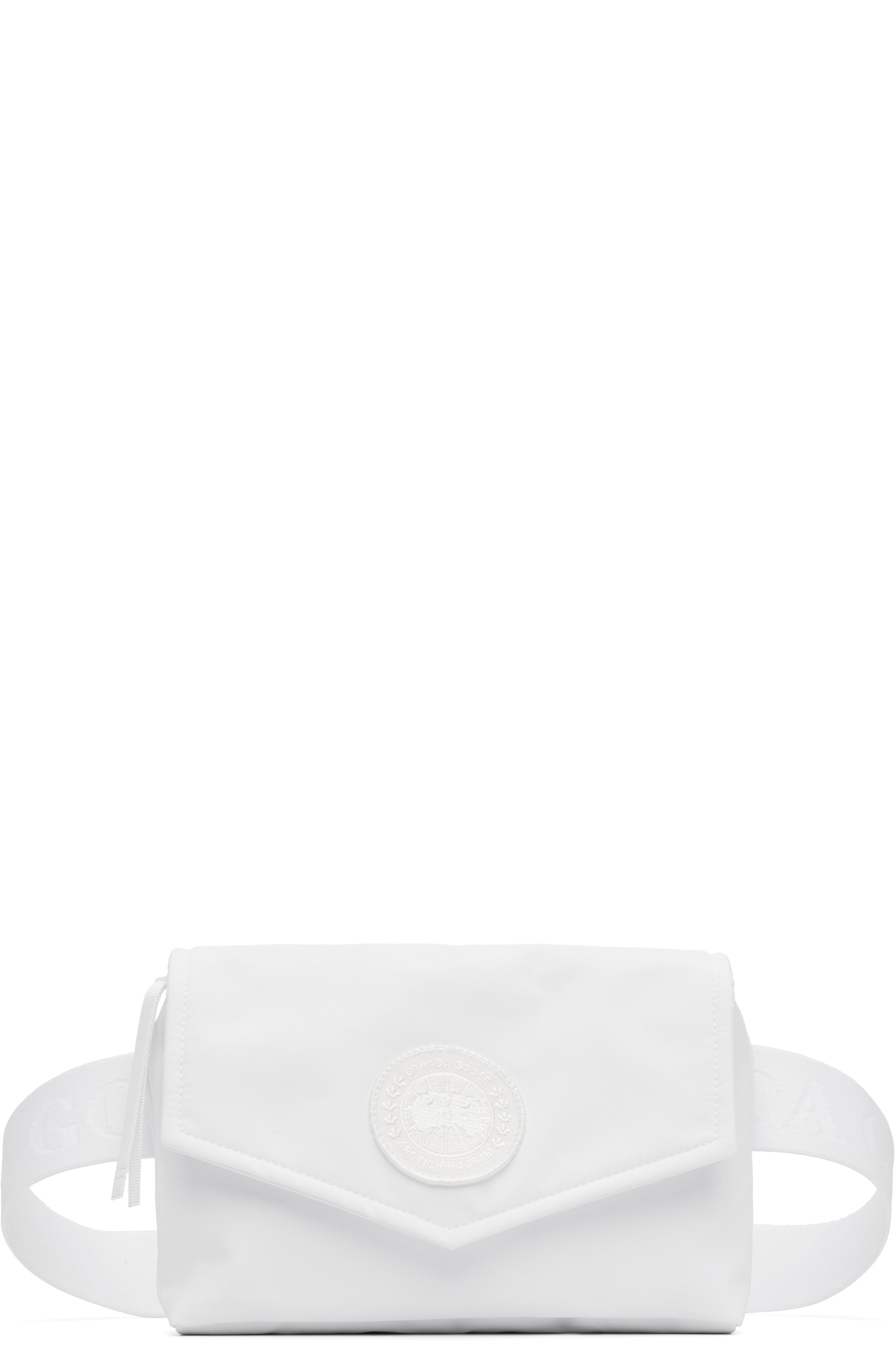 Canada Goose - White Mini Waist Pack Belt Bag