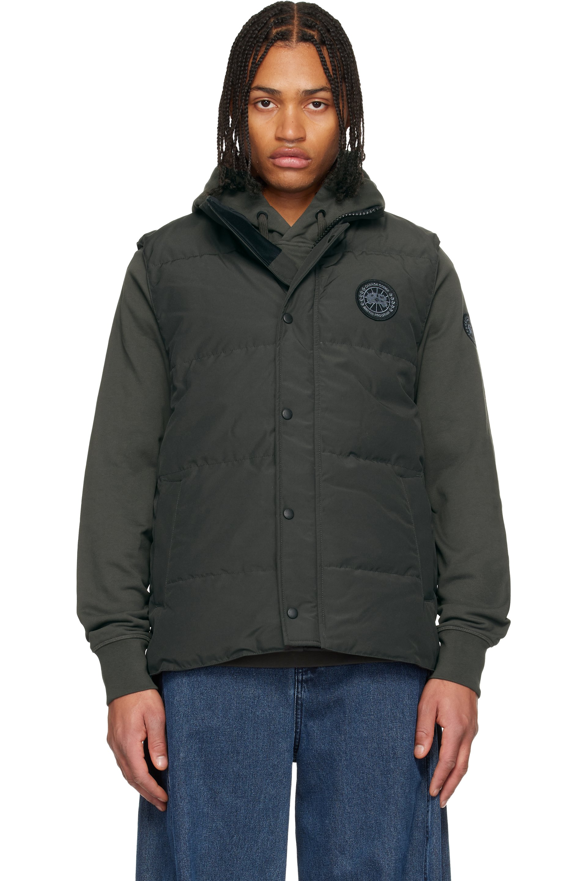 Canada Goose - Gray 'Black Label' Garson Down Vest